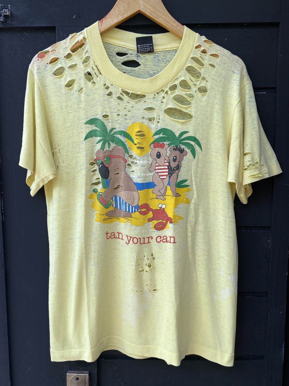 Vintage Thrashed Distressed Faded Shirt Grunge Paper thin Size US M / EU 48-50 / 2 - 1 Thumbnail