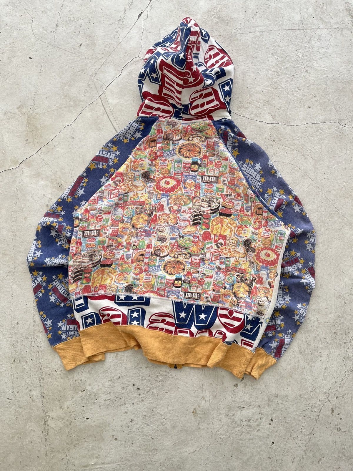 Hysteric Glamour × Vintage Vintage 90s HYSTERIC GLAMOUR Get Into Hysteric AOP Hoodie Size US L / EU 52-54 / 3 - 4 Thumbnail