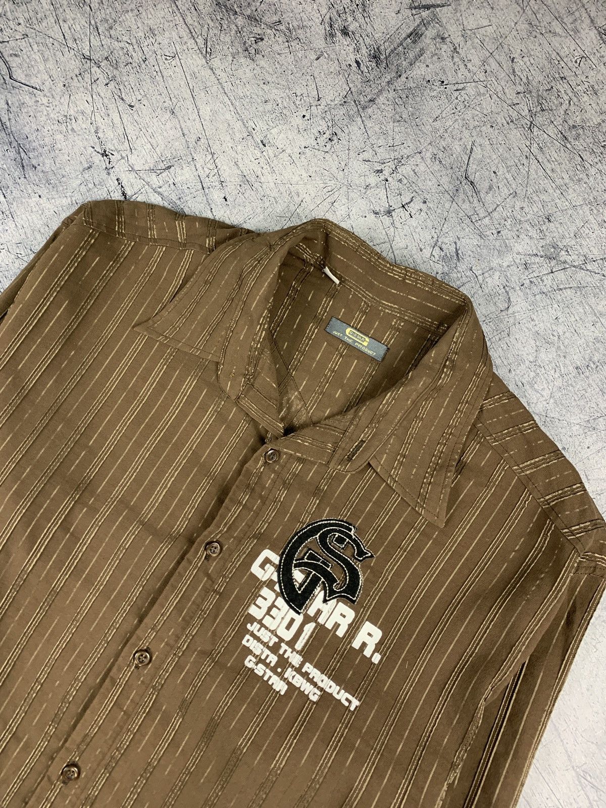 G-Star Vintage G-Star Raw Graphic Shirt Buttons-Up 90s Size US XXL / EU 58 / 5 - 2 Thumbnail