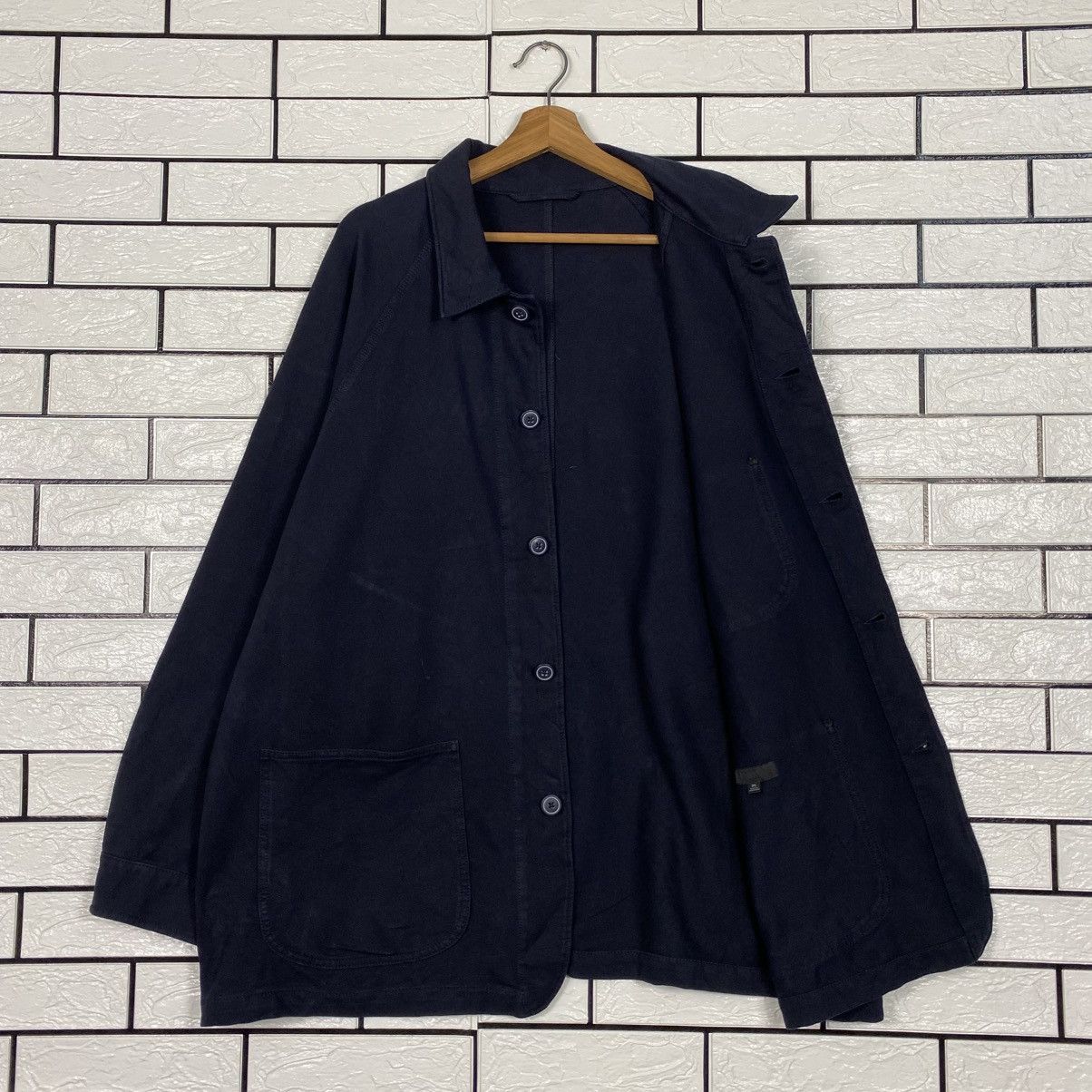 Japanese Brand 📌Vintage Chore Work Button Jacket Uniqlo Issey Miyake Size US XXL / EU 58 / 5 - 12 Thumbnail