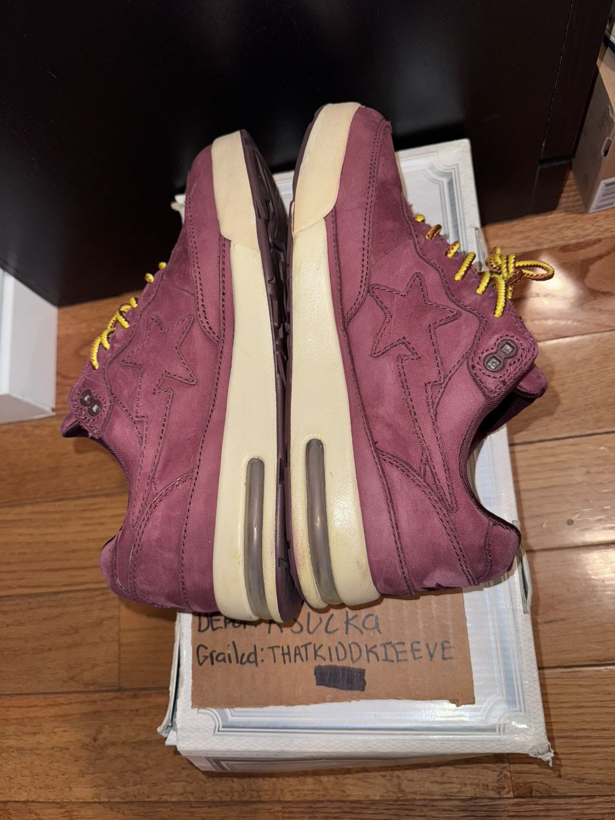 Bape × Nigo Bapesta Roadsta Rare Red Brown Size US 8.5 / EU 41-42 - 3 Thumbnail