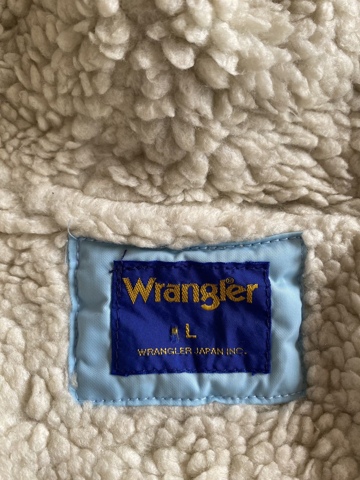 Vintage × Wrangler Vintage Wrangler Lining Fur Hood Bomber Style Flight Jacket Size US L / EU 52-54 / 3 - 20 Thumbnail
