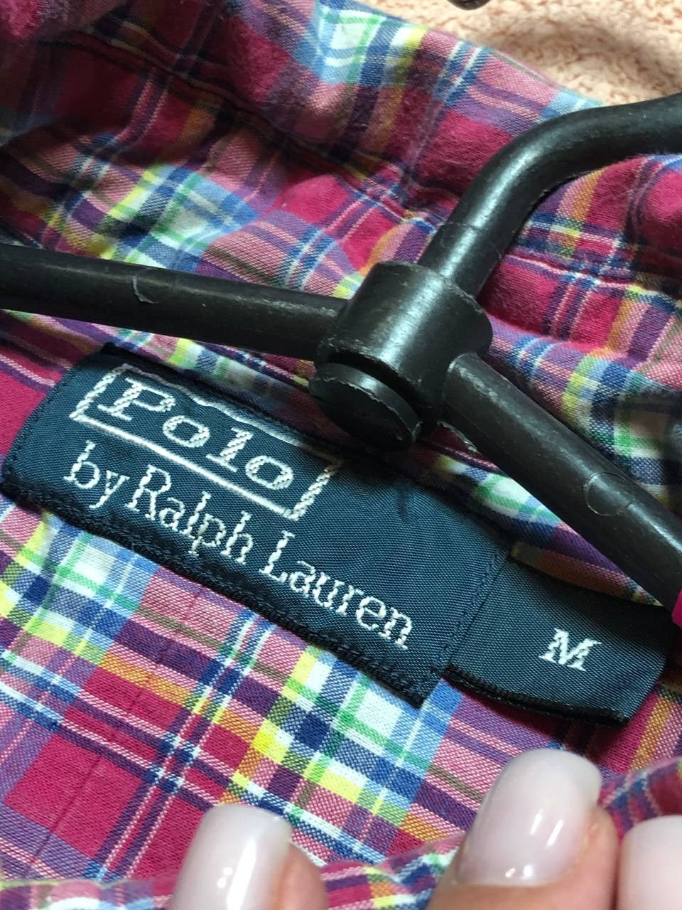 Polo Ralph Lauren Vintage Polo Ralph Lauren Checkered Button Up Shirt Size M Size US M / EU 48-50 / 2 - 2 Thumbnail