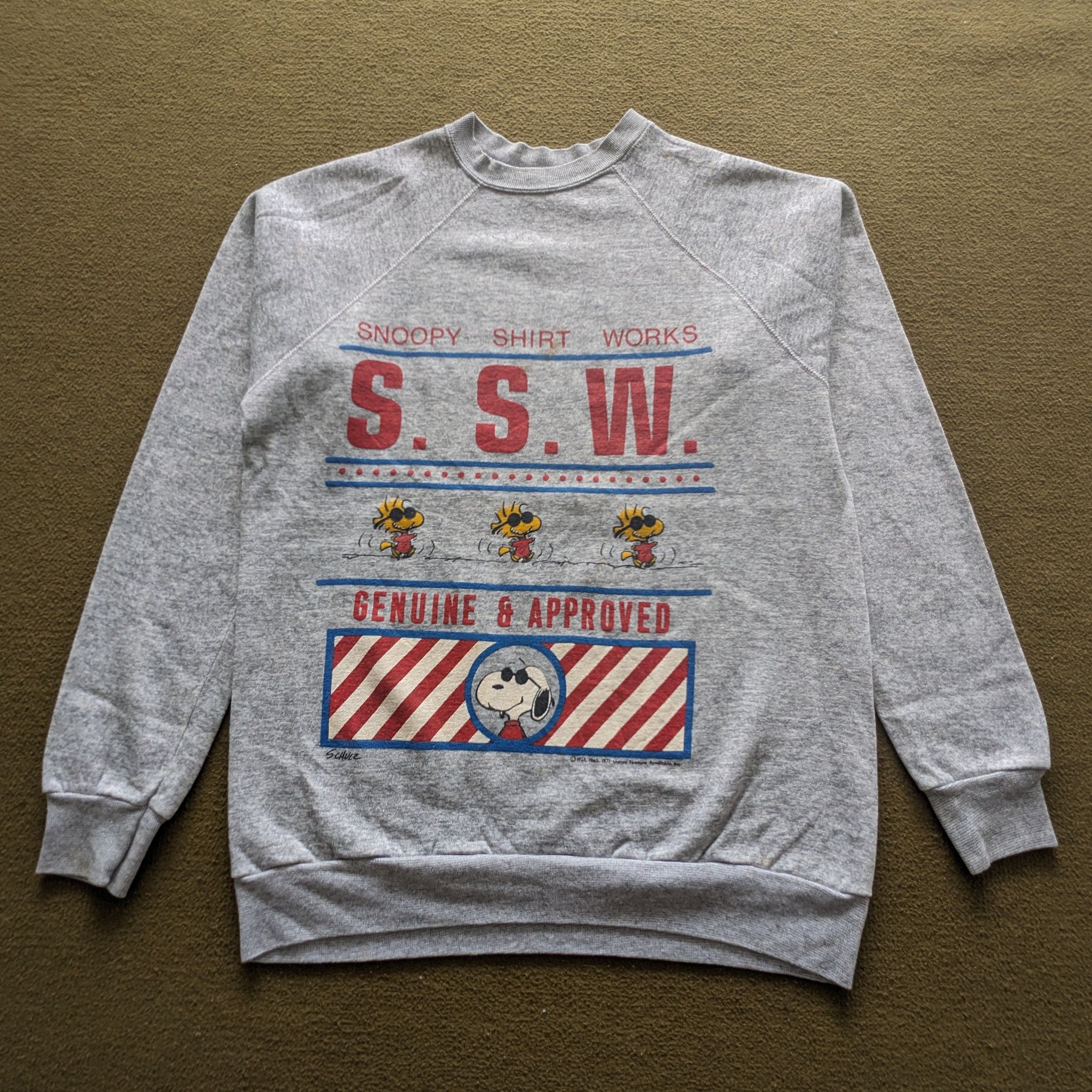 Vintage Vintage SNOOPY Shirts Works Streetwear Sweatshirt Size US S / EU 44-46 / 1 - 1 Thumbnail
