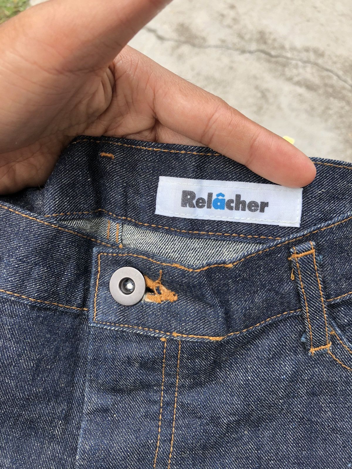 Japanese Brand FLARED RELACHER BLUE JEANS Size 28" / US 6 / IT 42 - 3 Thumbnail