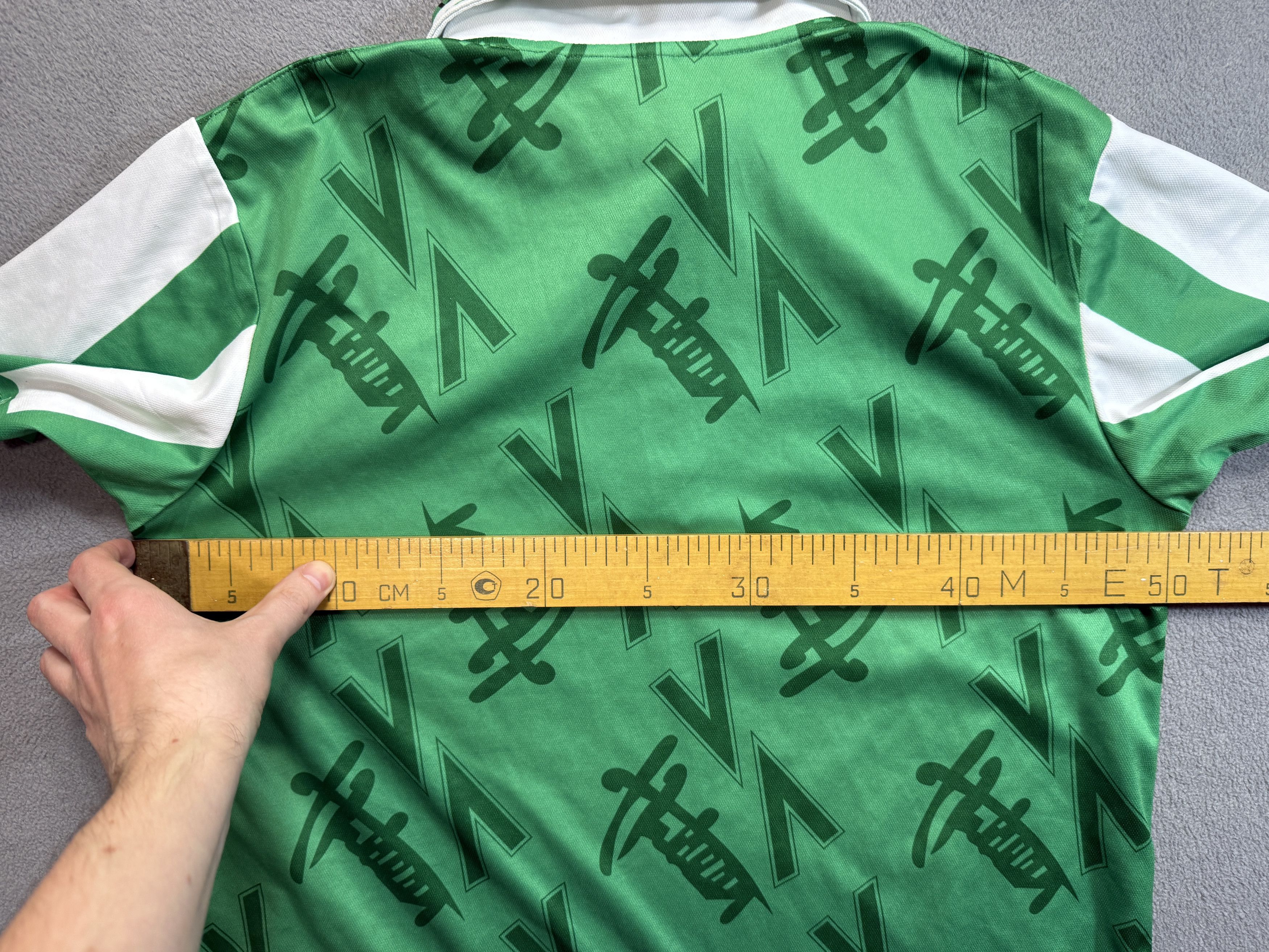 Vintage Mitre Hibernian Home jersey Green football shirt mens size S Size US S / EU 44-46 / 1 - 20 Thumbnail