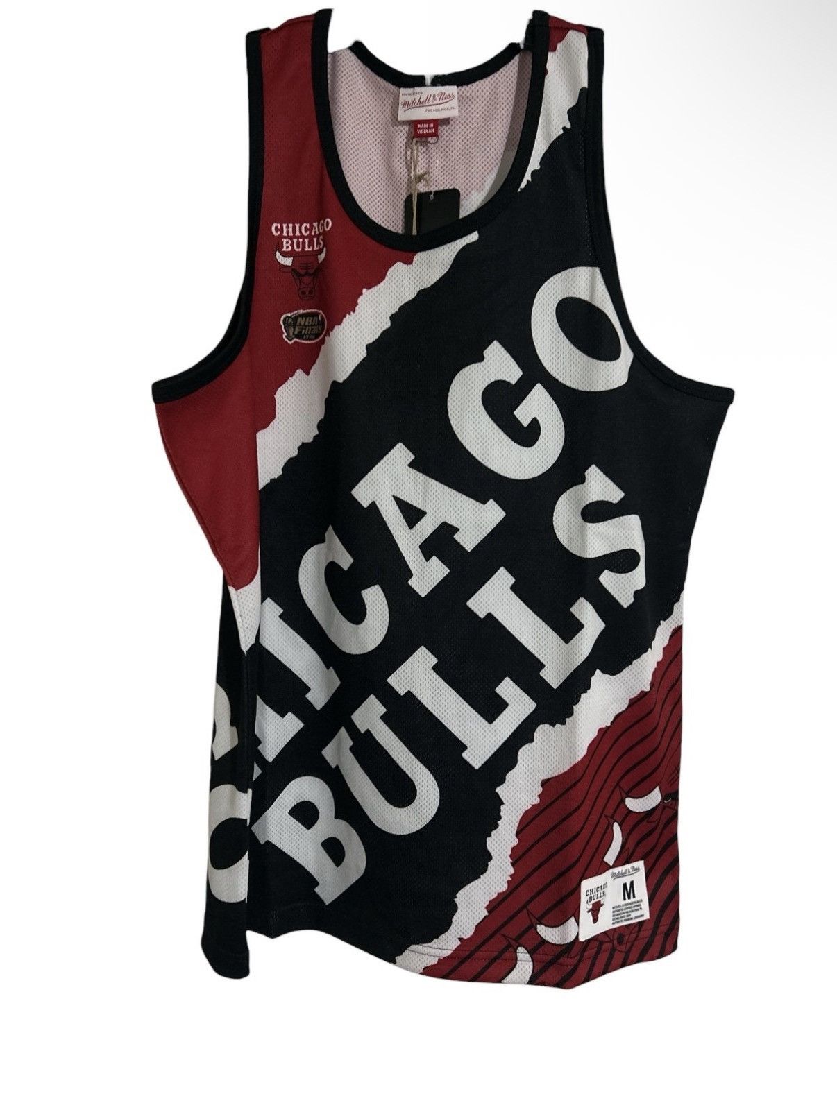 Mitchell & Ness Men's Chicago Bulls Mitchell & Ness Black Jumbotron Tank Top Size US M / EU 48-50 / 2 - 1 Thumbnail