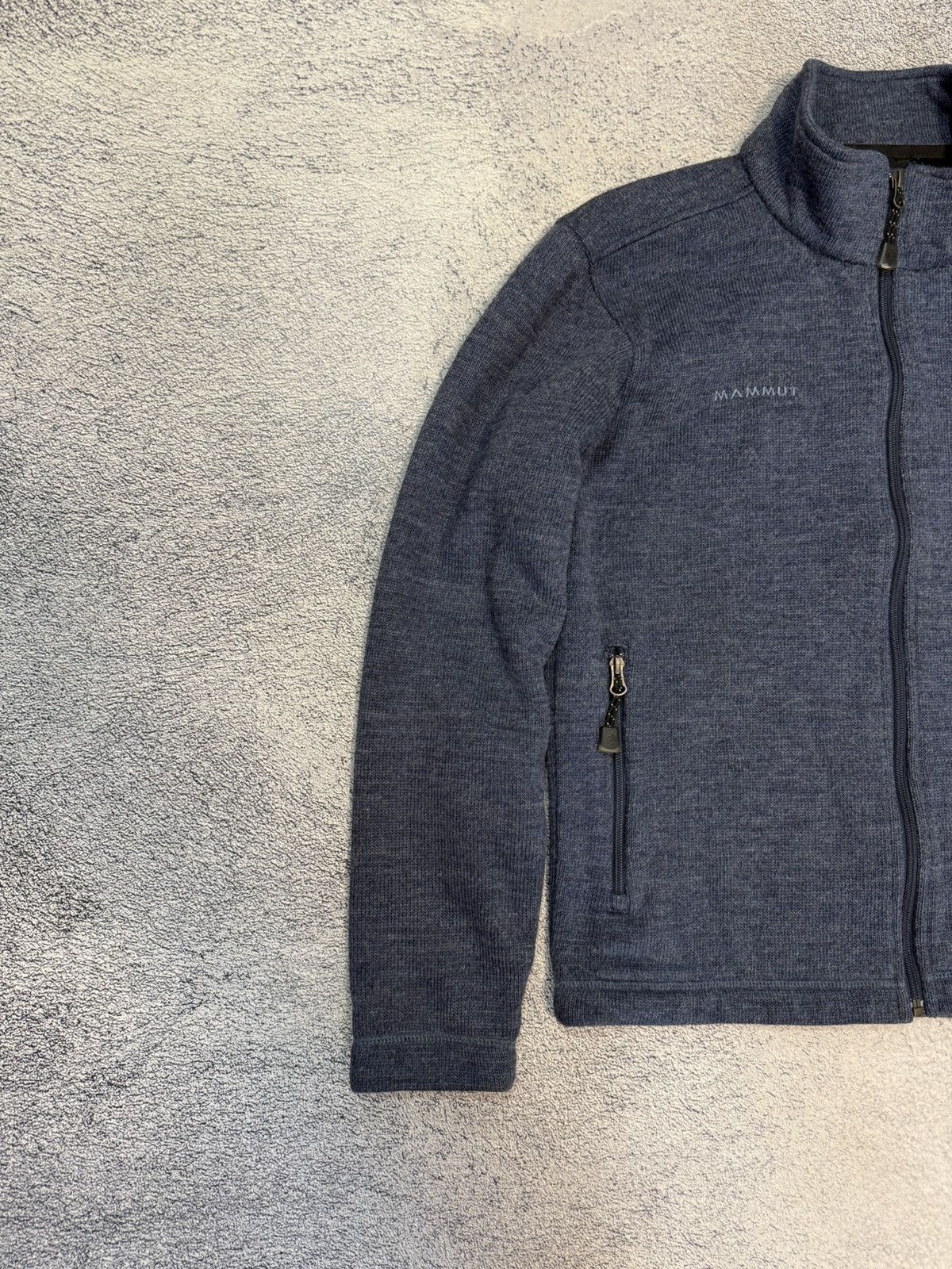 Mammut Vintage Mammut Iceland Wool Fleece Jacket Men S Blue Outdoor Size US S / EU 44-46 / 1 - 3 Thumbnail