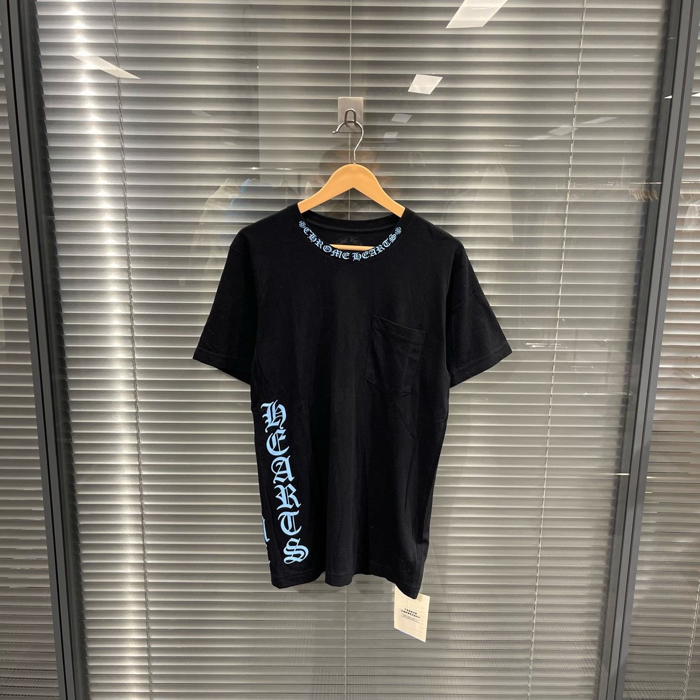 Chrome Hearts Chrome Hearts Blue Script Logo T-Shirt Size M Size US M / EU 48-50 / 2 - 1 Thumbnail