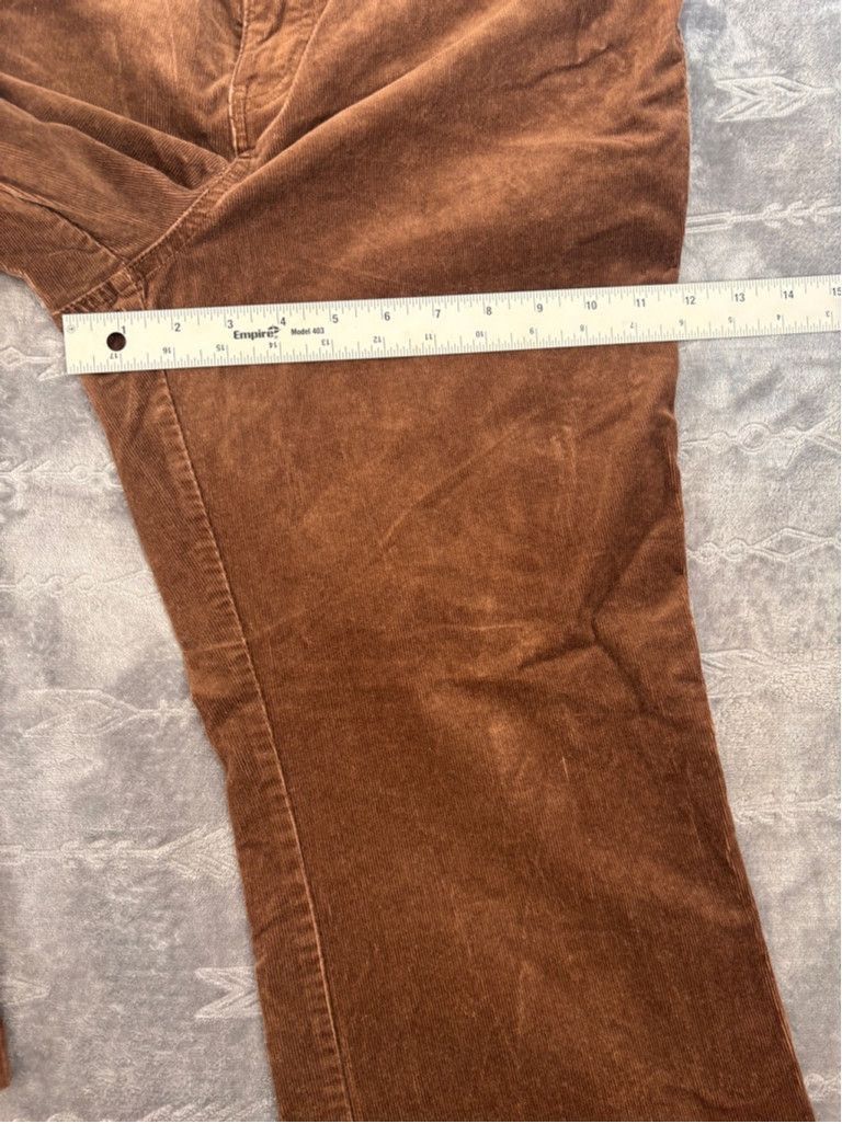 Talbots Women's Talbots Brown Corduroy Pants Size 10 Size 32" / US 10 / IT 46 - 8 Thumbnail
