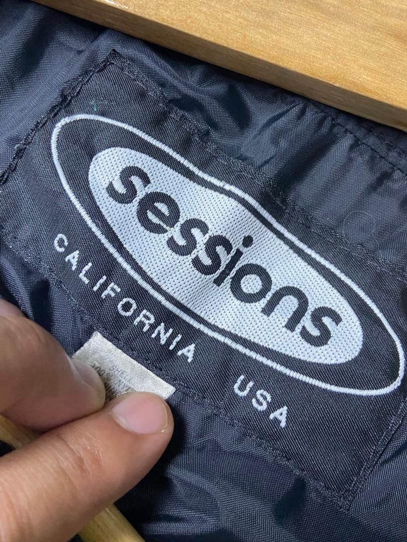 Sessions Sessions Brand Two Tone Nylon Anorak Jacket (178) Size US M / EU 48-50 / 2 - 3 Thumbnail