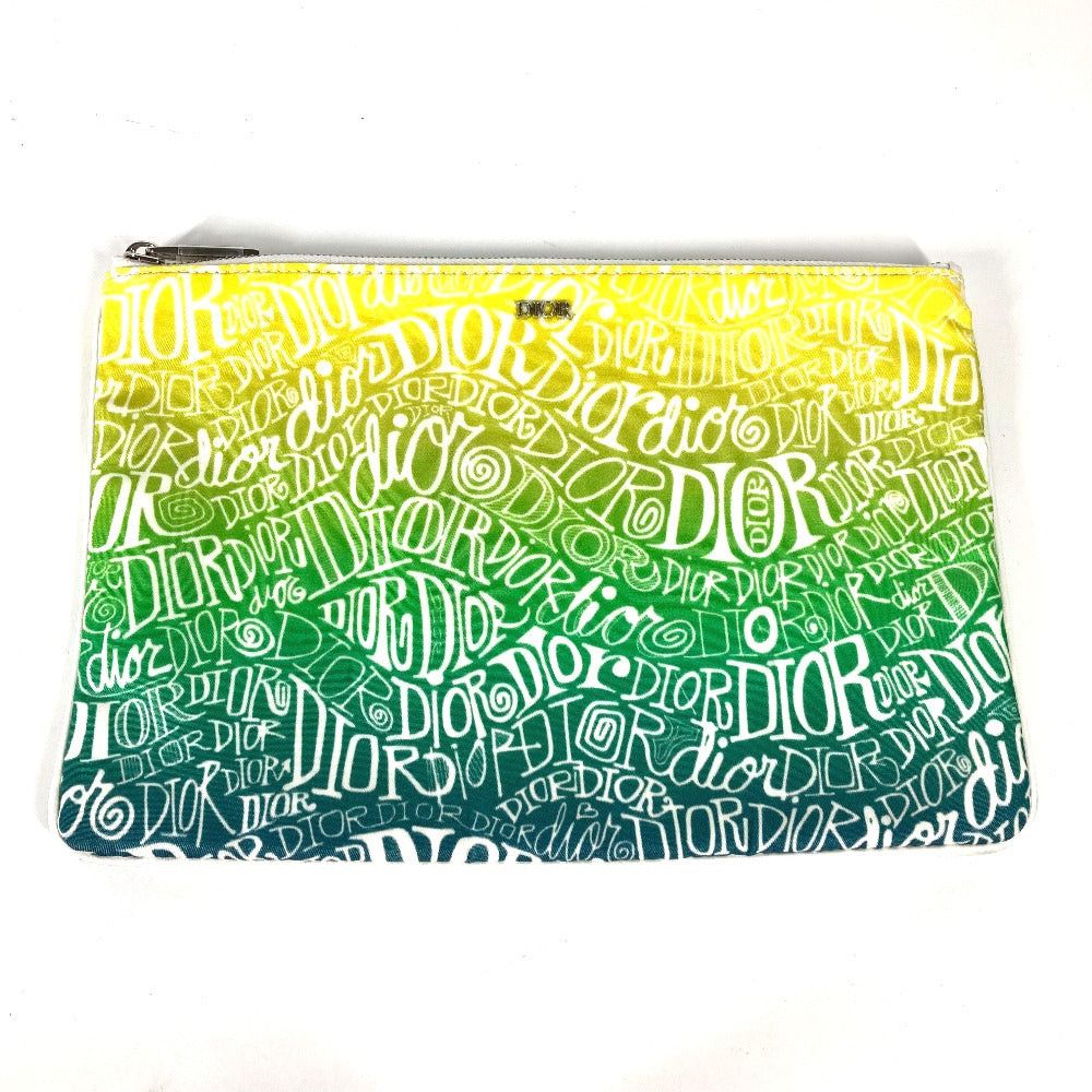 Dior Dior Stussy Stacy. Collaboration Pouch Clutch Bag Nylon Men Size ONE SIZE - 1 Thumbnail