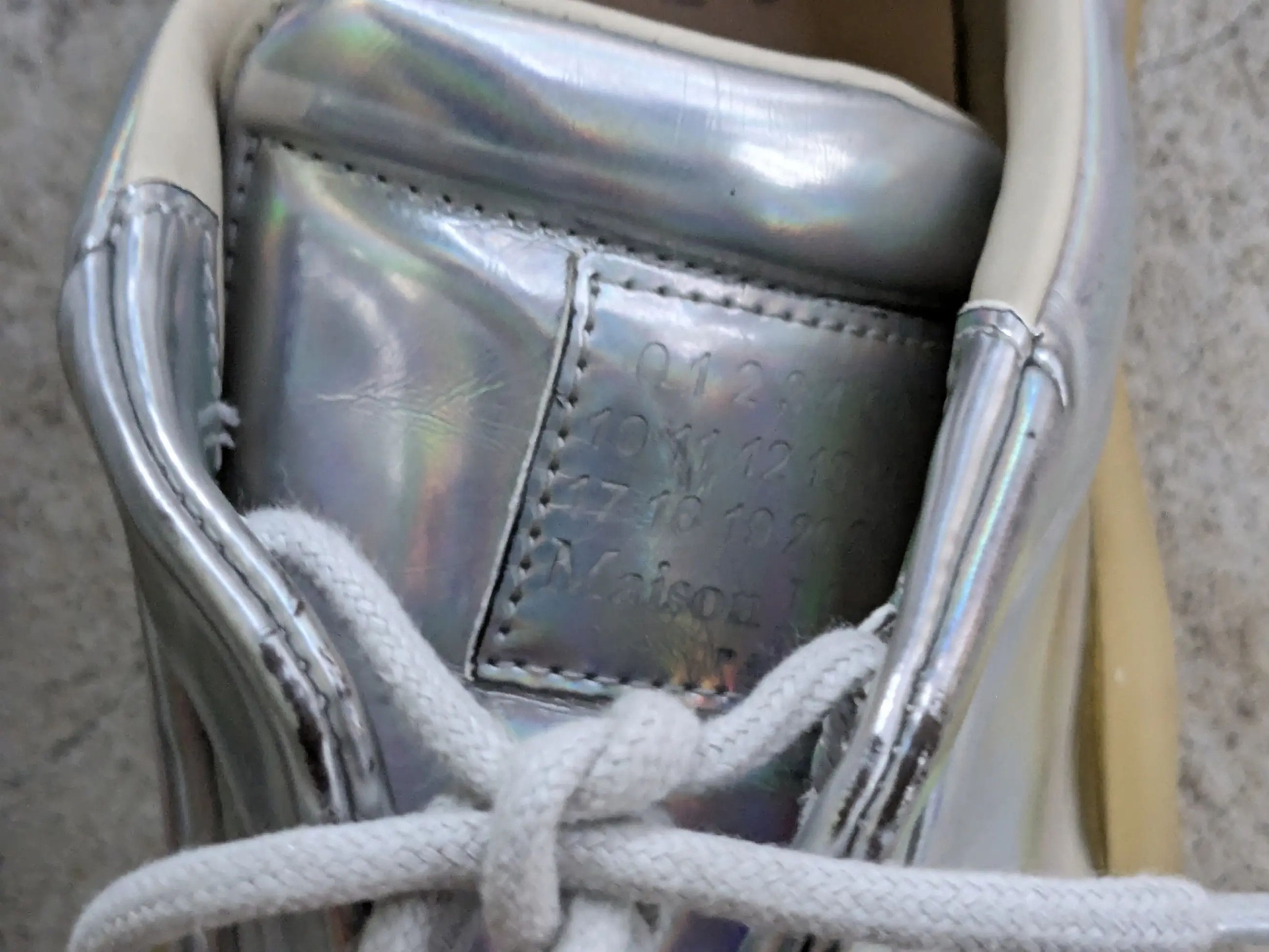 Maison Margiela Maison Margiela New Future Silver 8 41 Leather Low Tops Size US 8 / EU 41 - 7 Thumbnail