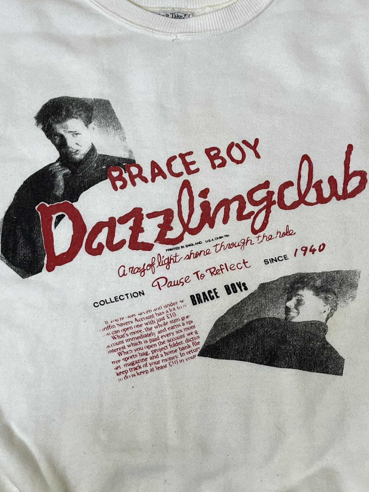 Band Tees RARE🔥VINTAGE BRACE BOYS DAZZLING CLUB CREWNECK SWEATSHIRTS Size US M / EU 48-50 / 2 - 3 Thumbnail