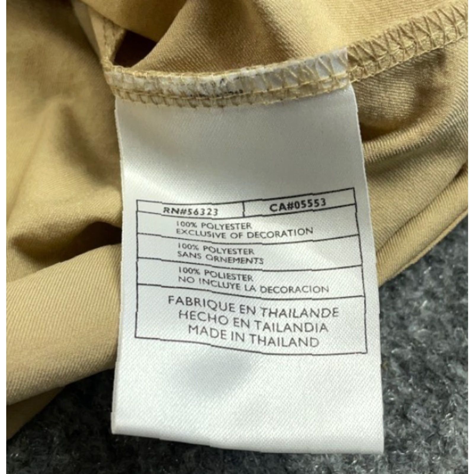 Nike Nike Tiger Woods Polo Shirt Adult Large Beige Geometric Pattern Golf Fit Dry Size US L / EU 52-54 / 3 - 5 Thumbnail