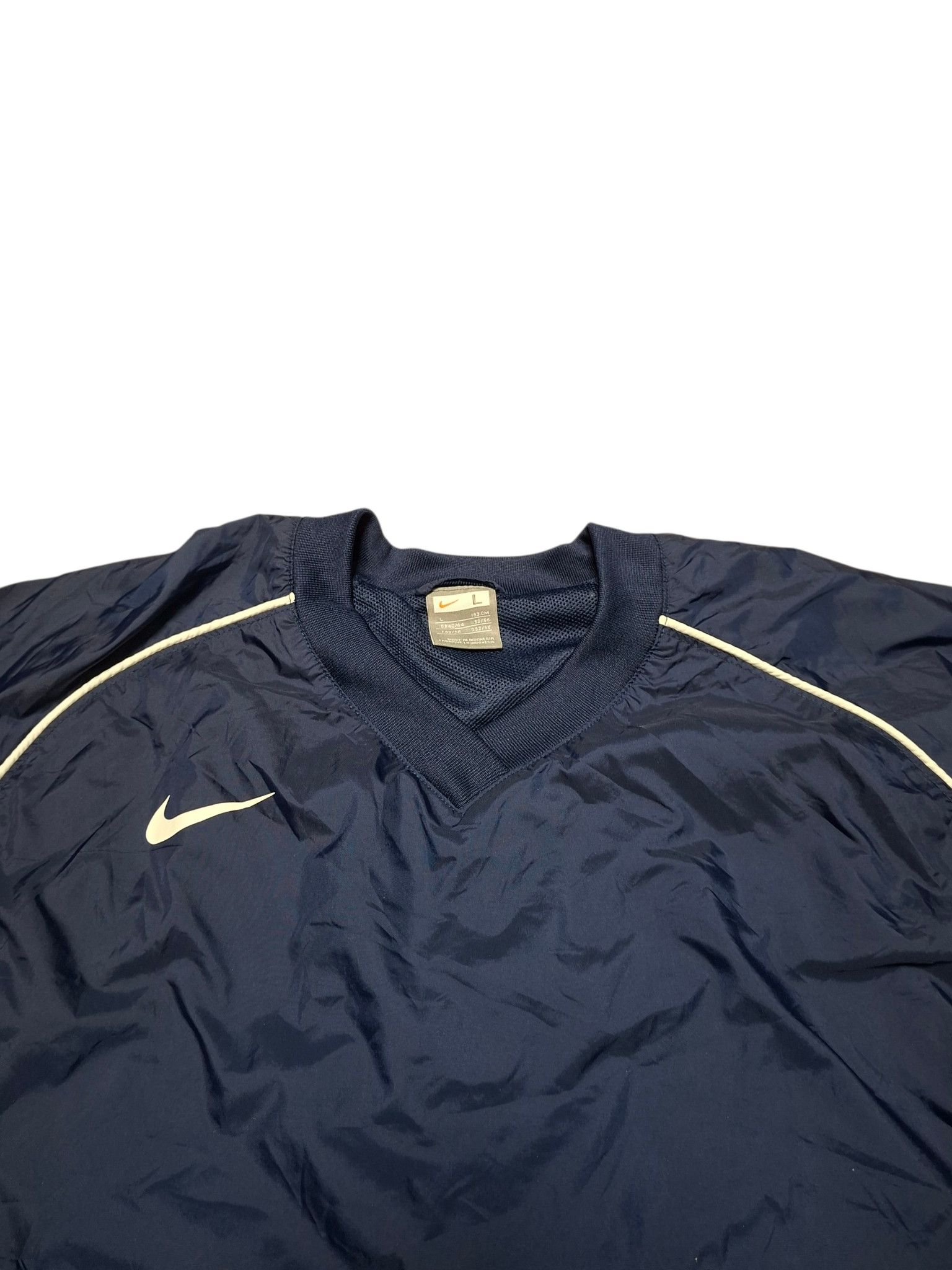 Nike NIKE VINTAGE 2008 V-NECK NYLON SWEATSHIRT Size US L / EU 52-54 / 3 - 2 Thumbnail