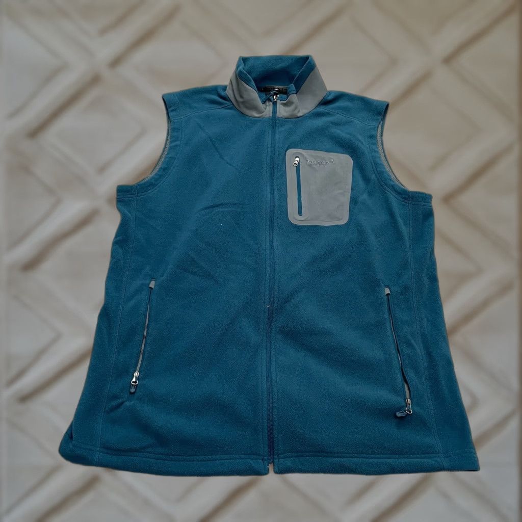 Marmot Marmot Vest Mens XL Blue Full Zip Pockets Outdoor Hiking Polartec Approach Fleece Jacket Size US XL / EU 56 / 4 - 1 Thumbnail