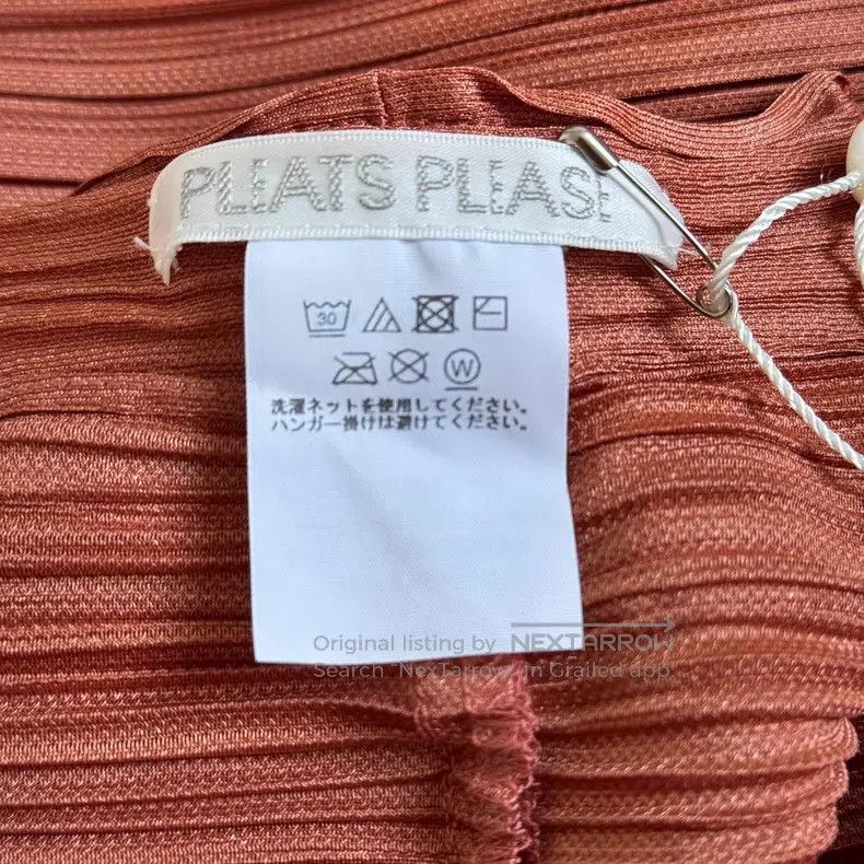 Issey Miyake Issey Miyake size:3 Red Pants Size 22" - 3 Thumbnail