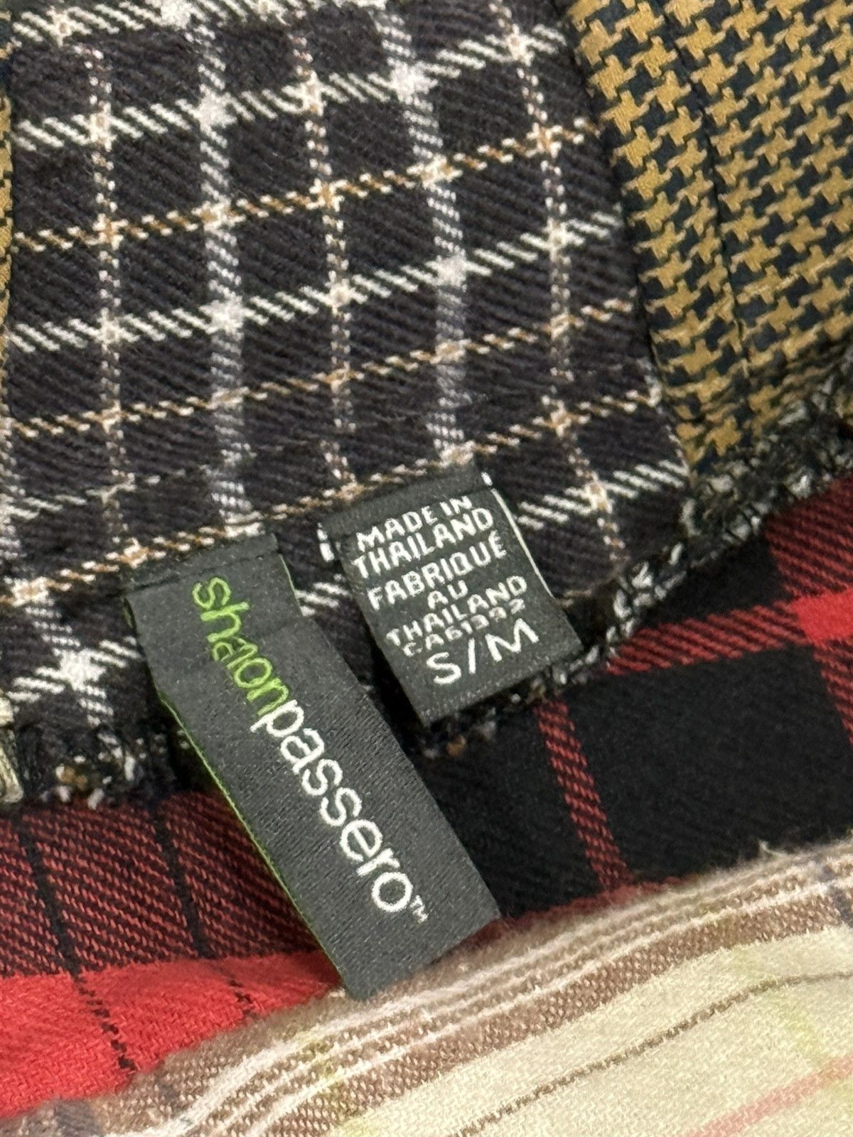 Other Strange Patchwork Patch Flannel Shirt Small Clown Pied Size US S / EU 44-46 / 1 - 4 Thumbnail
