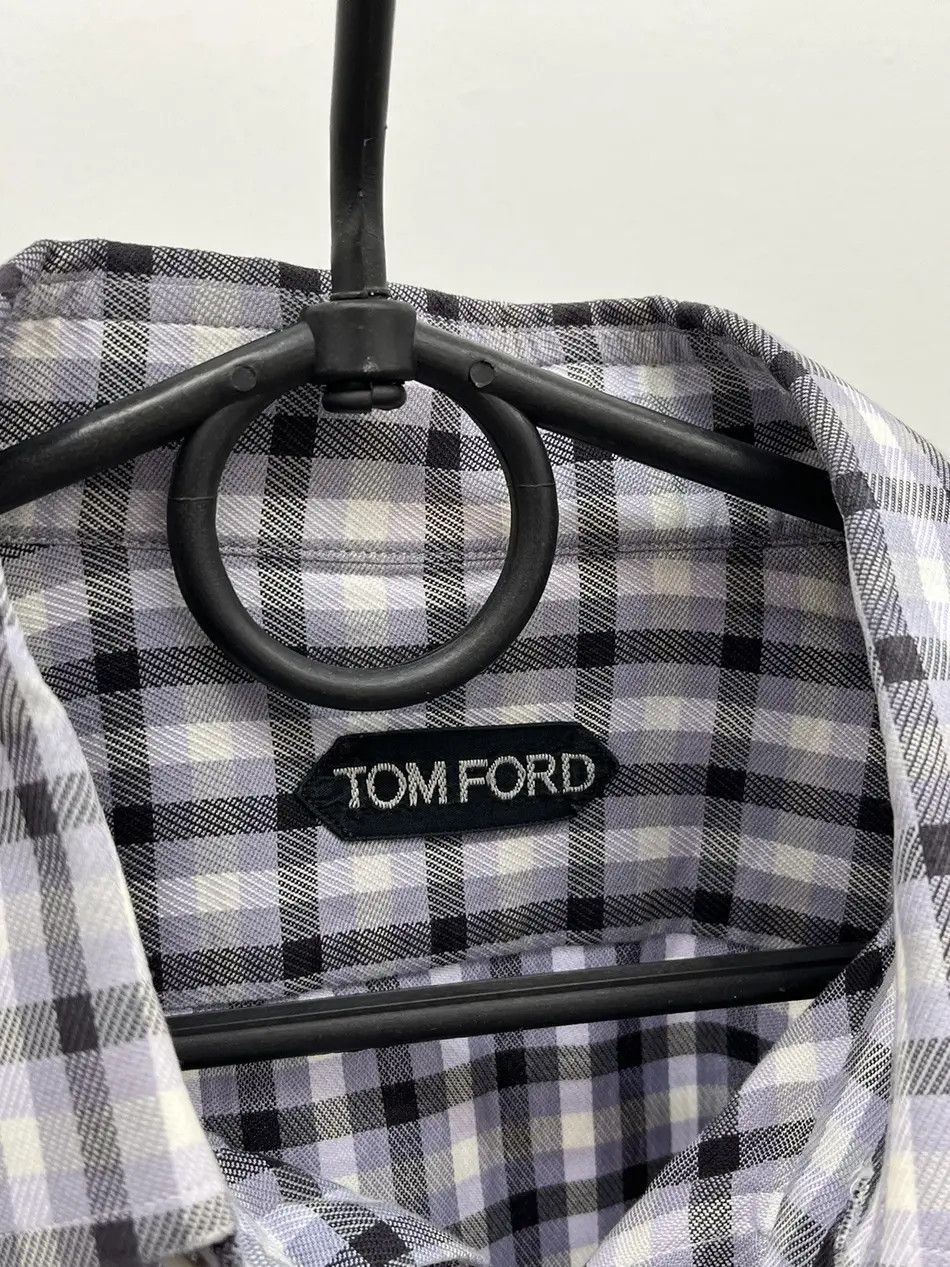 Tom Ford Tom Ford Classic Check Cotton Shirt Size US S / EU 44-46 / 1 - 3 Thumbnail