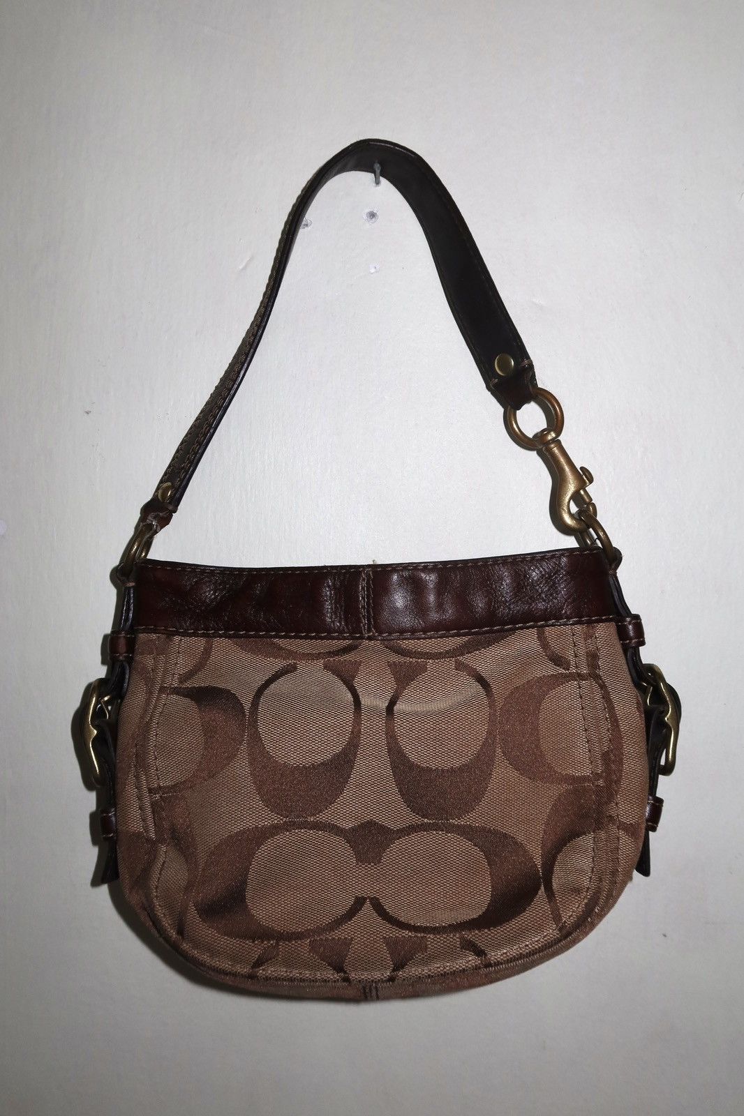 Coach × Vintage Coach Small Zoe Signature Zip Top handbag Size ONE SIZE - 2 Thumbnail