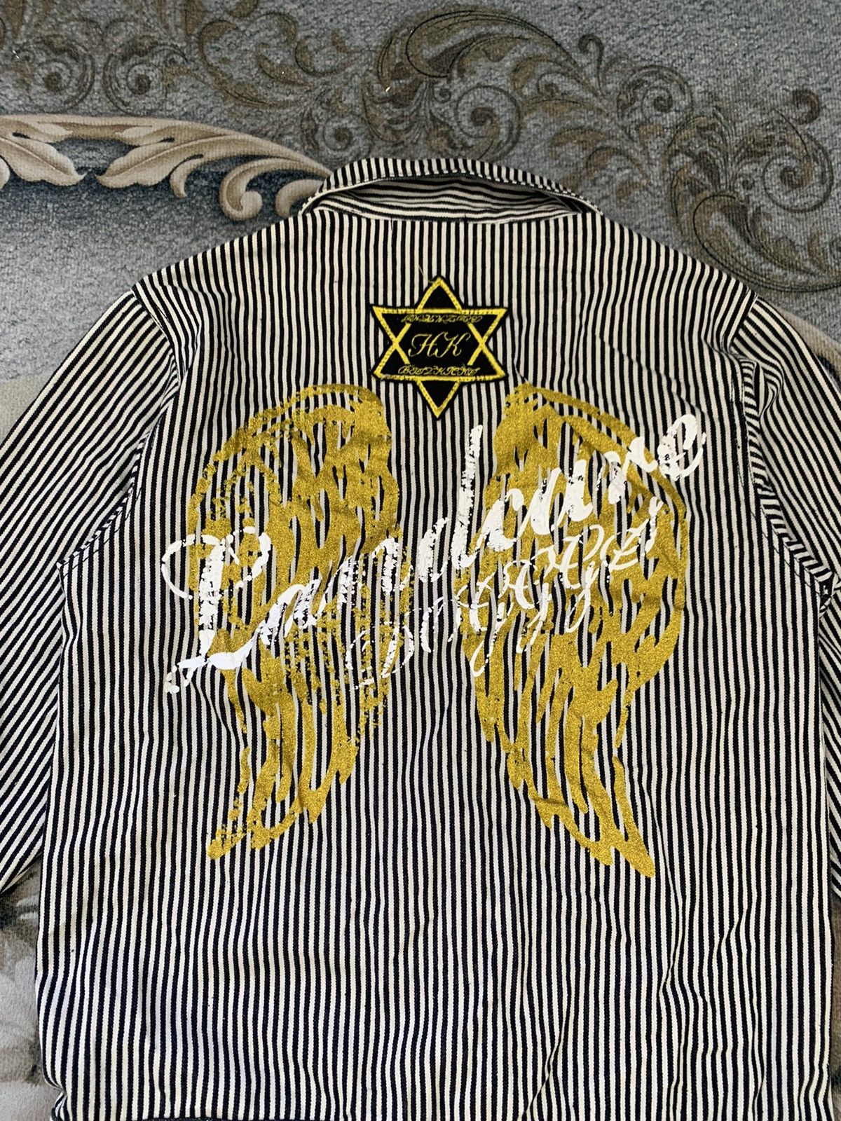 Japanese Brand Dia Star Cozy Art Stripes Overall Size US 34 / EU 50 - 9 Thumbnail
