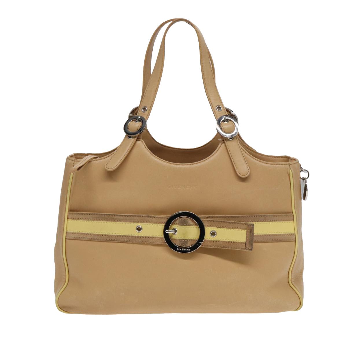 Givenchy Beige Leather Handbag (Pre-Owned) Size ONE SIZE - 1 Thumbnail