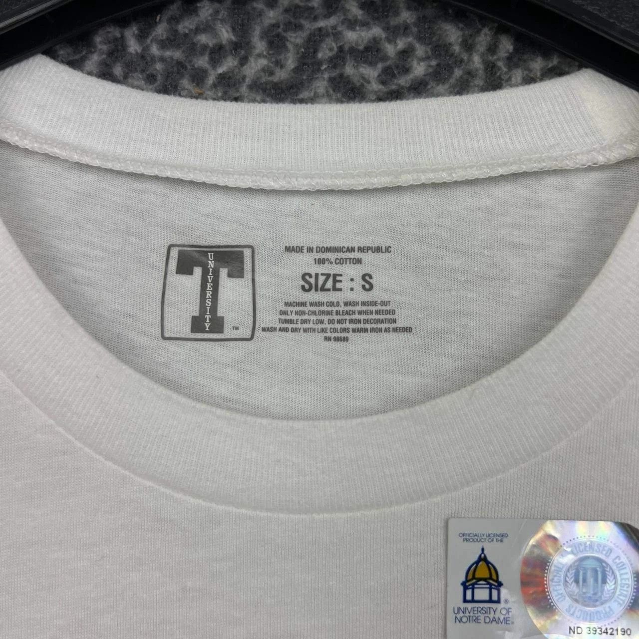 NCAA Notre Dame Fighting Irish Shirt Men Short Sleeve Cotton S Size US S / EU 44-46 / 1 - 6 Thumbnail