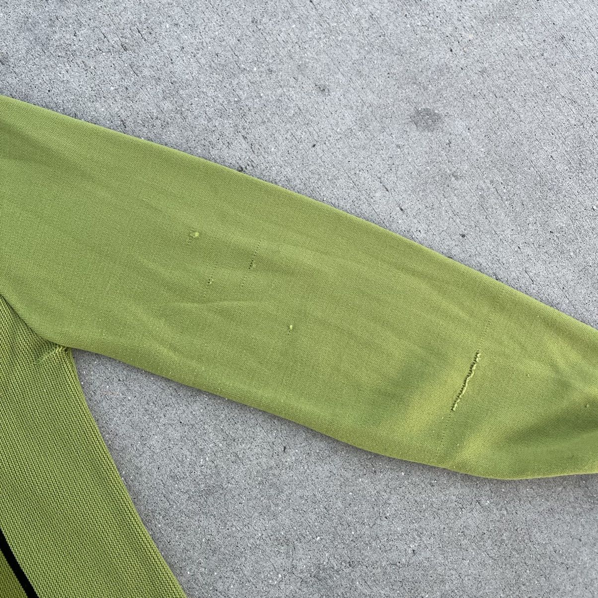 Vintage Vintage 1960s avocado green Sears Ban Lon striped polo shirt Size US M / EU 48-50 / 2 - 3 Thumbnail