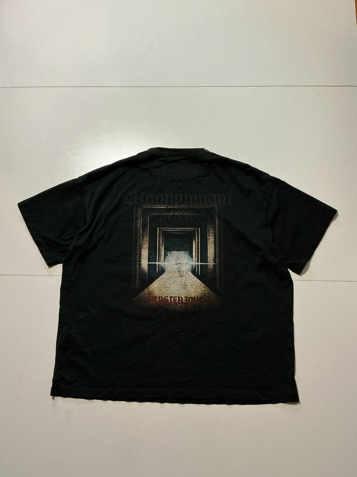 Wooyoungmi Wooyoungmi Paris Mysterious Black Graphic Crewneck T-Shirt Size US L / EU 52-54 / 3 - 1 Thumbnail