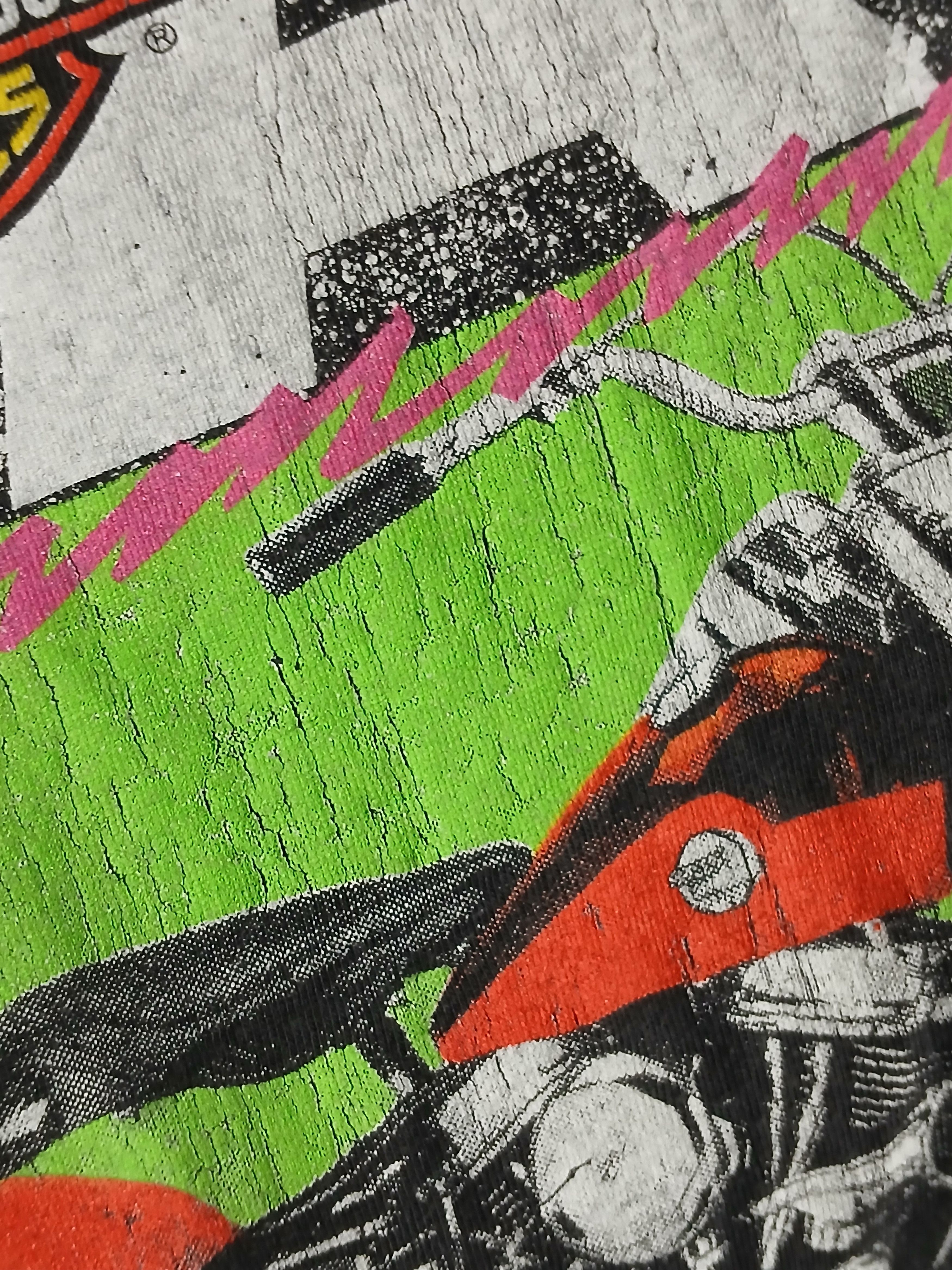 Harley Davidson × Vintage Vintage Harley Davidson Racing Moto Single Stitch T-Shirt Size US M / EU 48-50 / 2 - 5 Thumbnail