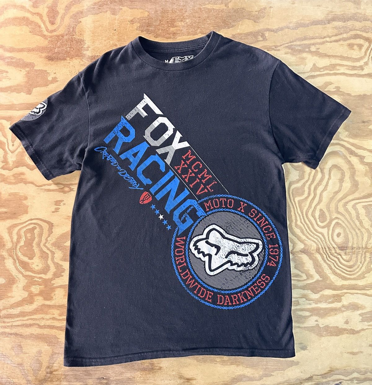 Fox Racing × Vintage Fox Racing "Created to Destroy" 1974 . M Size US M / EU 48-50 / 2 - 1 Thumbnail