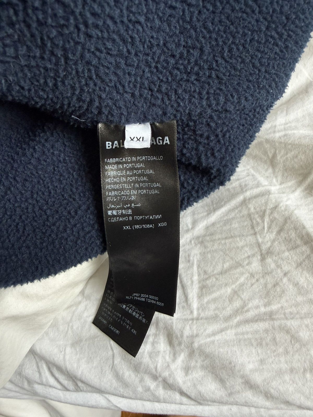 Balenciaga Lined Incognito Zip Up Hoodie Size US XXL / EU 58 / 5 - 7 Thumbnail