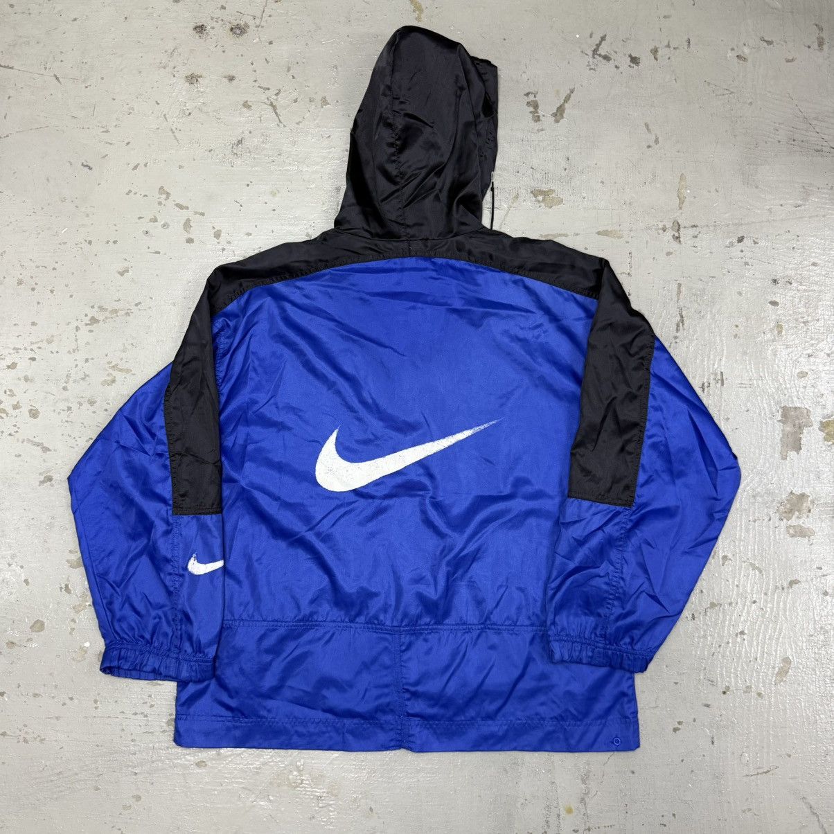 Nike Vintage Nike Premier Big Logo Anorak Jacket Size US M / EU 48-50 / 2 - 2 Thumbnail