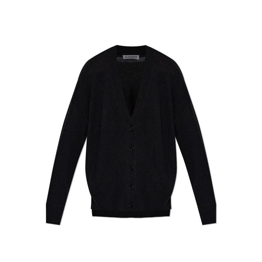 Jil Sander JIL SANDER Oversized Cashmere Cardigan Black Pullover New & Size S / US 4 / IT 40 - 1 Preview