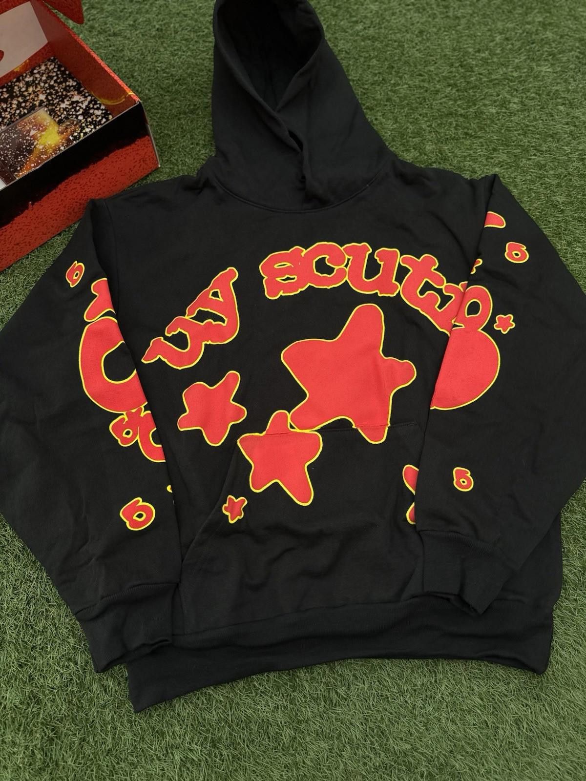 Sp5der Sp5der Worldwide Black Red Hoodie Size (Medium) NEW Box + CD Size US M / EU 48-50 / 2 - 2 Thumbnail