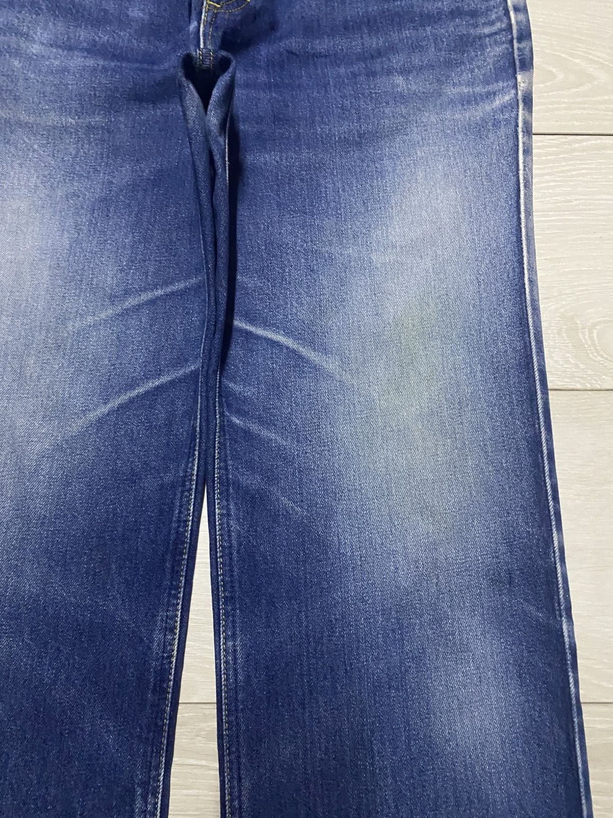 Lee × Number (N)ine Vintage Lee Blue Wash Distressed Loose Jeans Size US 30 / EU 46 - 8 Thumbnail