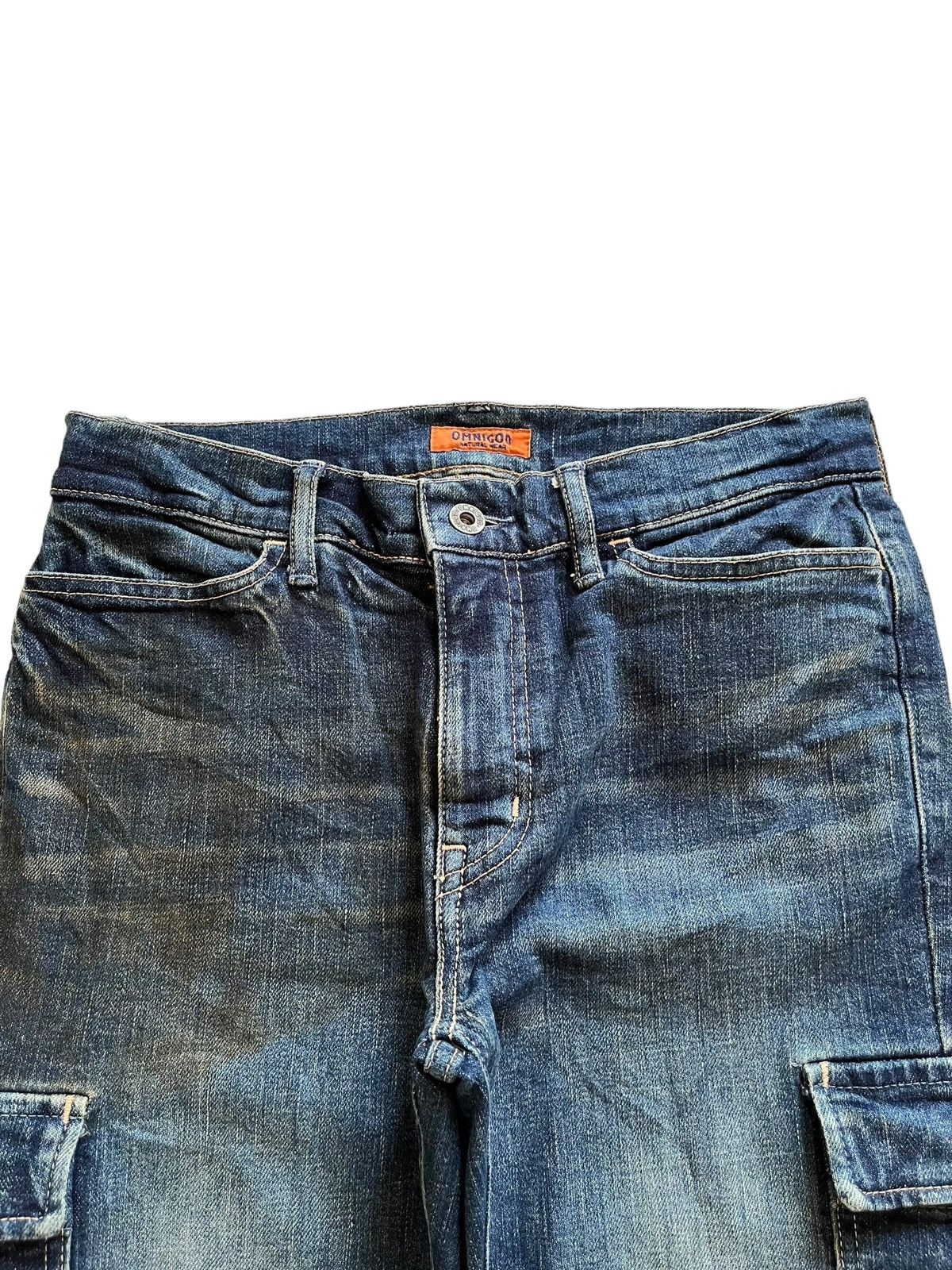 Japanese Brand × OMNIGOD × Tornado Mart Vintage Japanese Omnigod Cargo Style Mud Wash Bootcut Jeans Size US 28 / EU 44 - 4 Thumbnail
