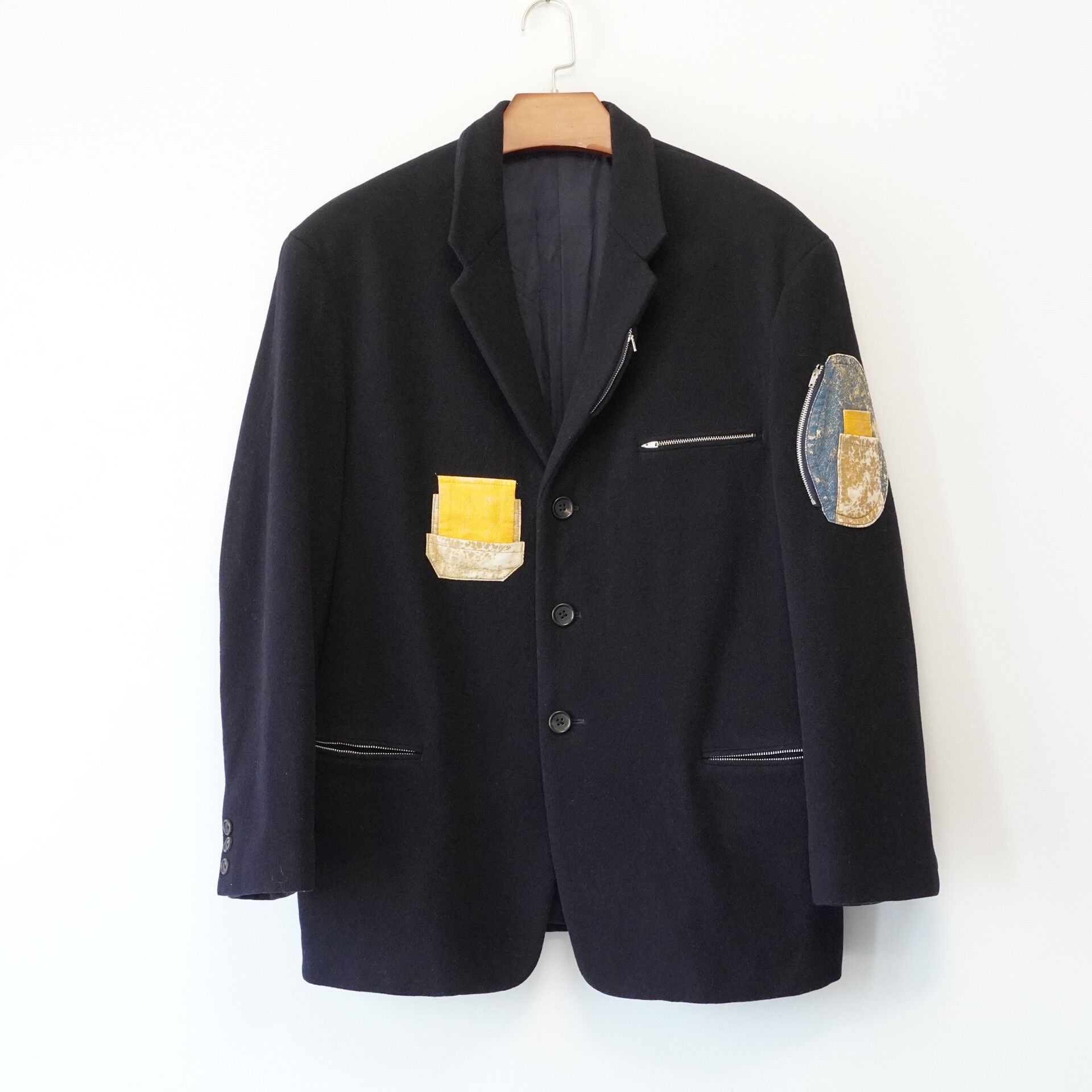 Yohji Yamamoto Yohji Yamamoto 1990s Leather Jacket Size US M / EU 48-50 / 2 - 1 Thumbnail