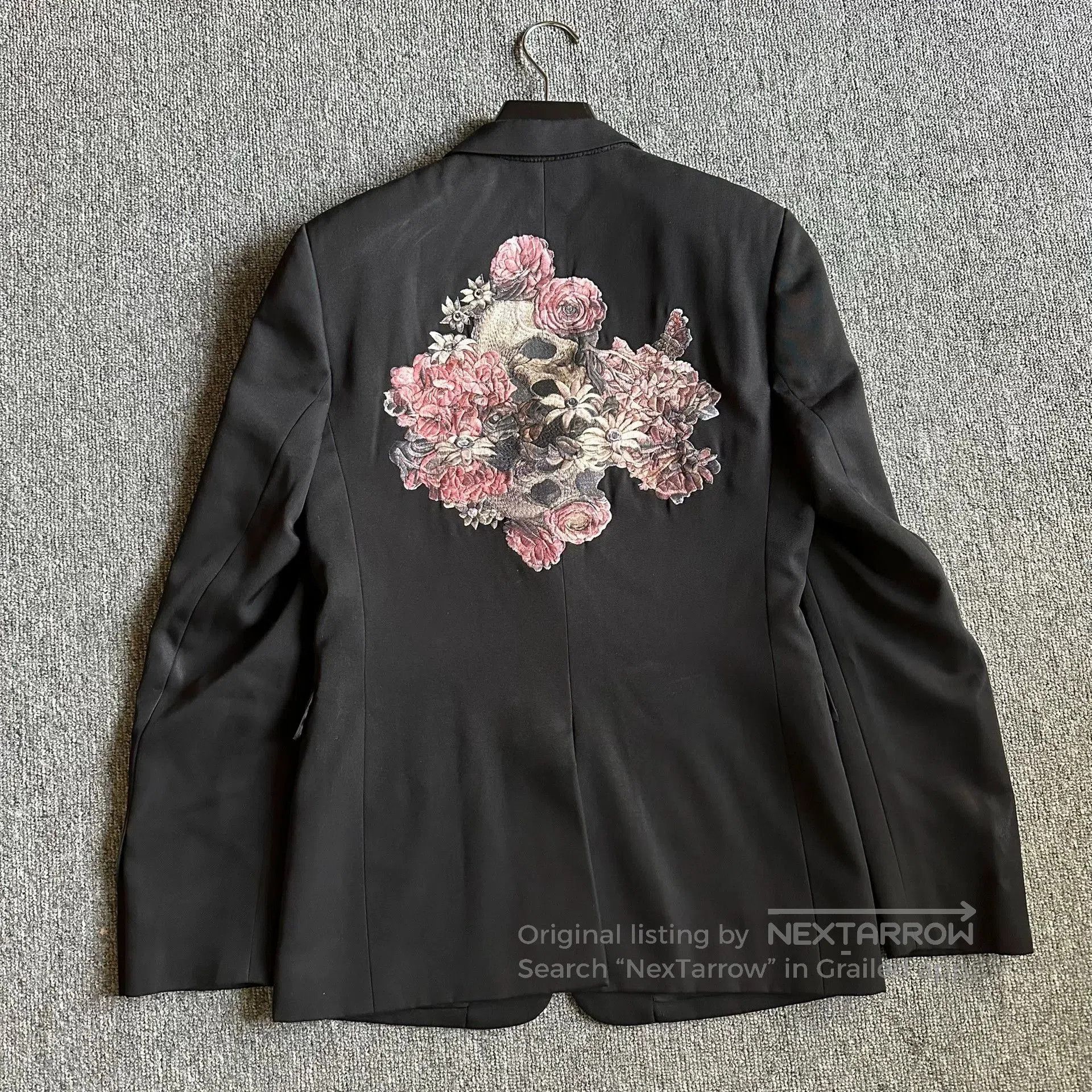 Dior dior homme 17ss rose skull suit. Size US M / EU 48-50 / 2 - 2 Thumbnail