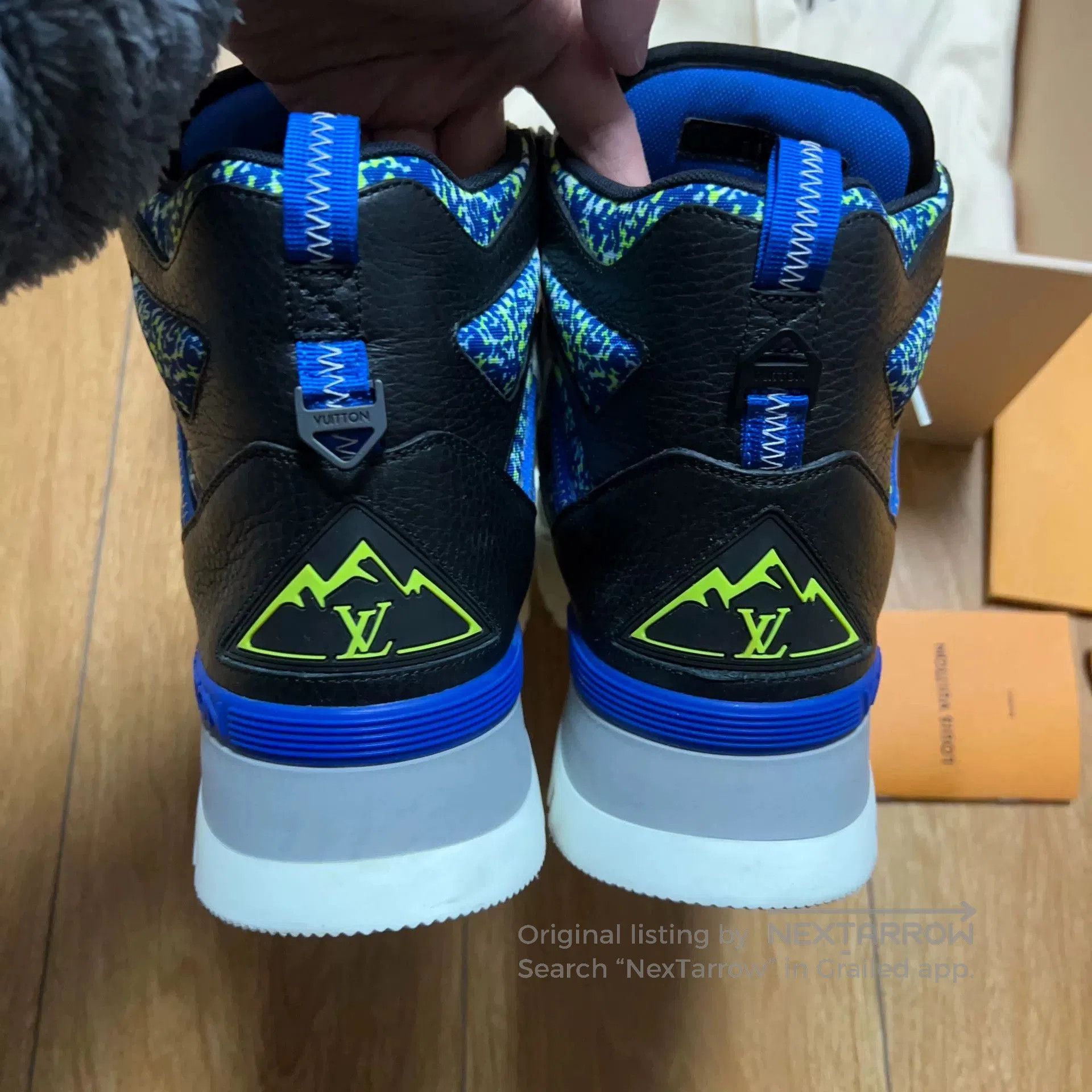 Louis Vuitton Louis Vuitton High-Top Fashion Sneakers. Size US 7 / EU 40 - 4 Thumbnail