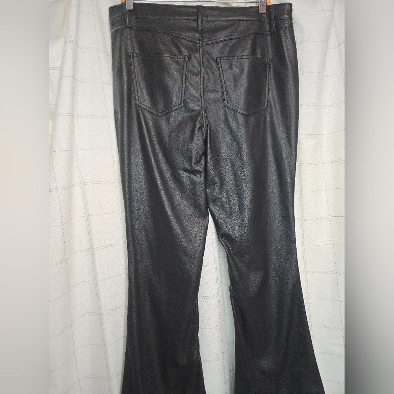 Designer Arula Pleather Pants Size 32" / US 10 / IT 46 - 7 Thumbnail