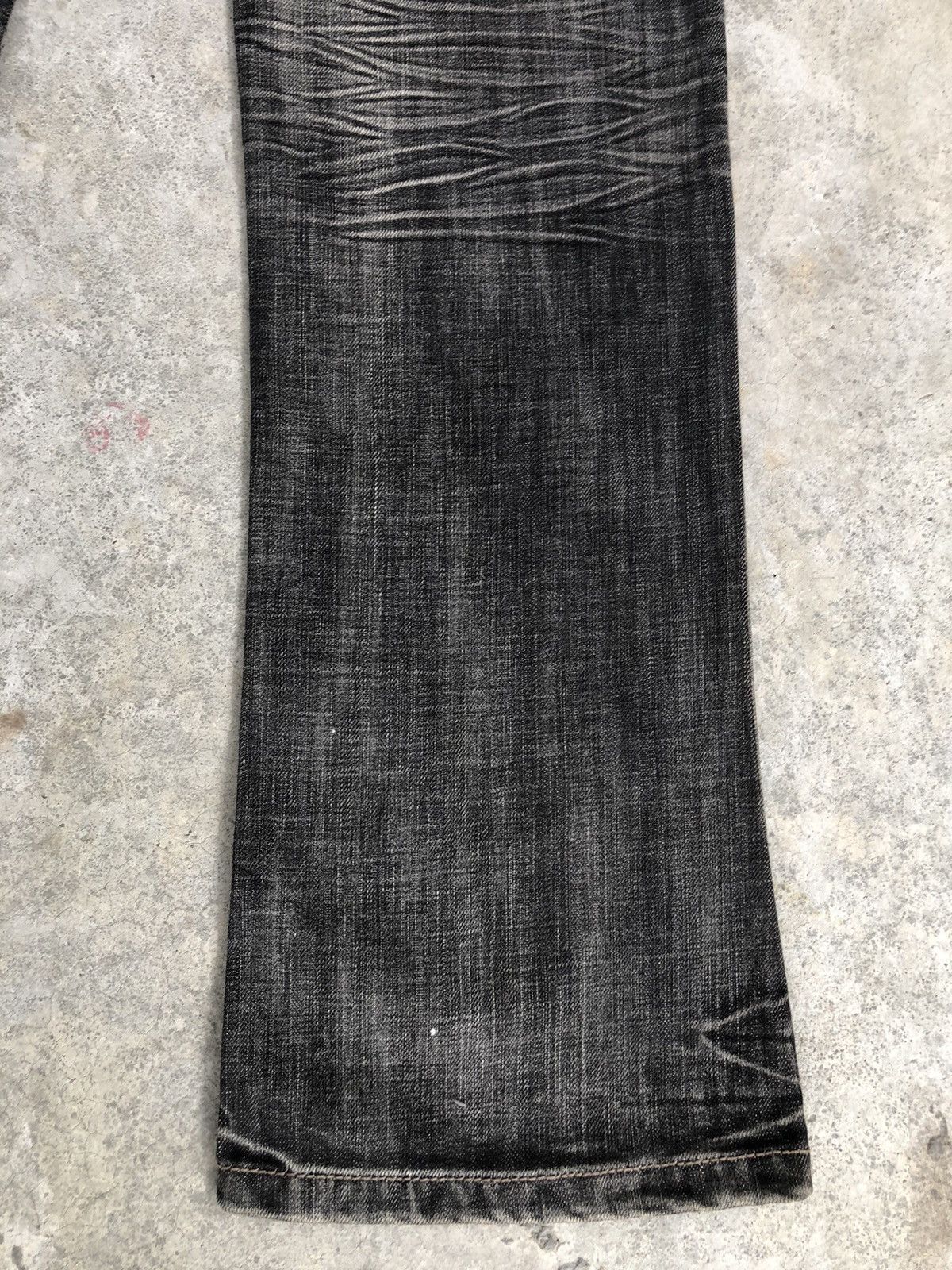 If Six Was Nine Japanese Hideways Flared Jeans Distressed Patchwork Jeans Size US 31 - 12 Thumbnail