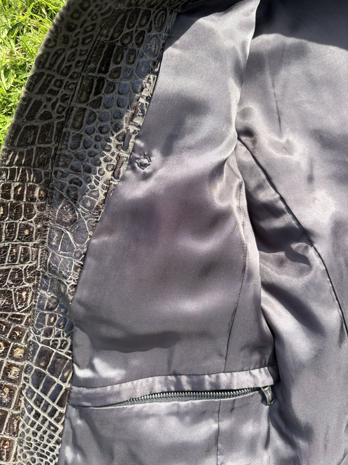 The Viridi-anne The Viridi-Anne Crocodile Leather Motorcycle Jacket Size US S / EU 44-46 / 1 - 13 Thumbnail