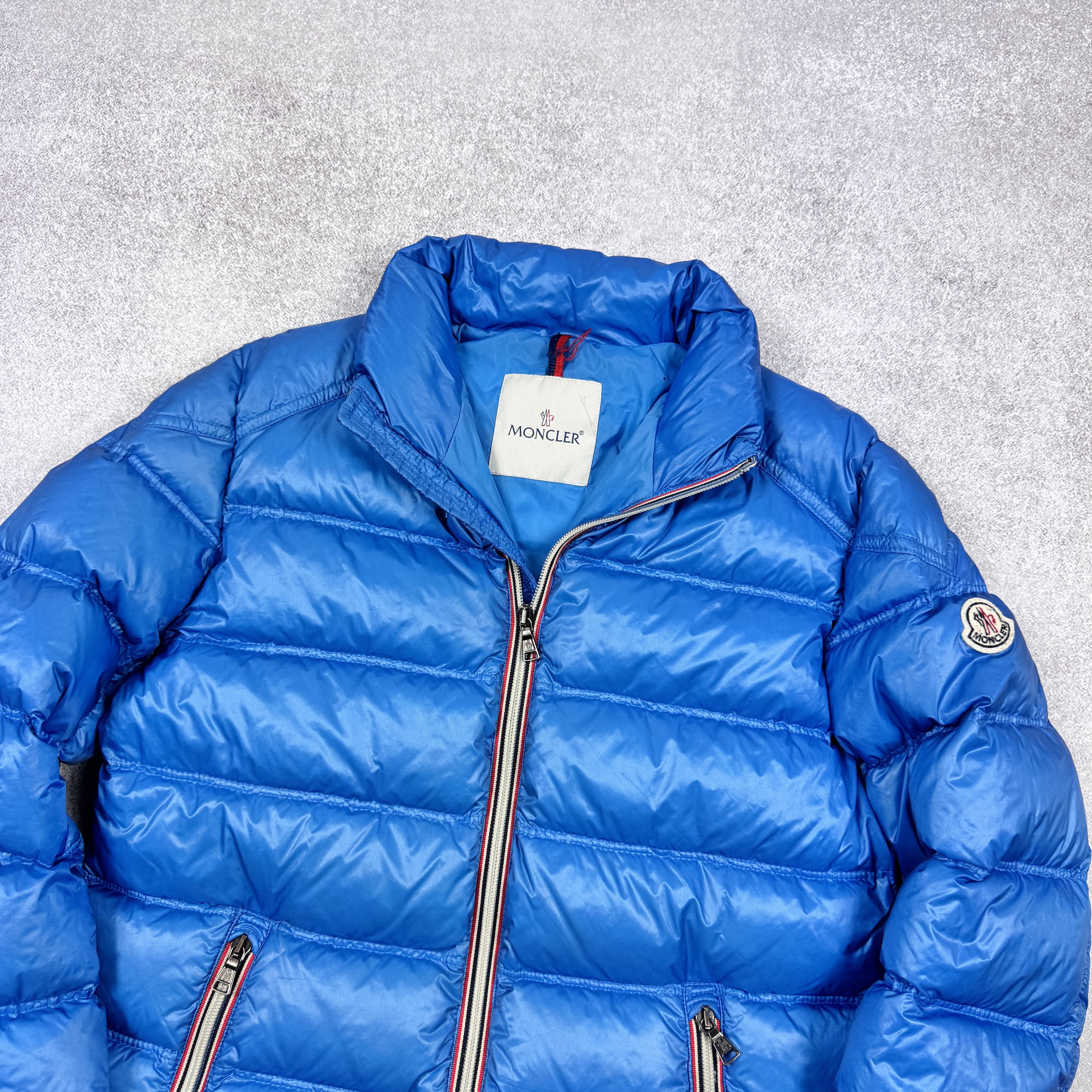 Moncler Original Moncler Gaston Blue Puffer Nylon Jacket Size 14Y Size US S / EU 44-46 / 1 - 5 Thumbnail
