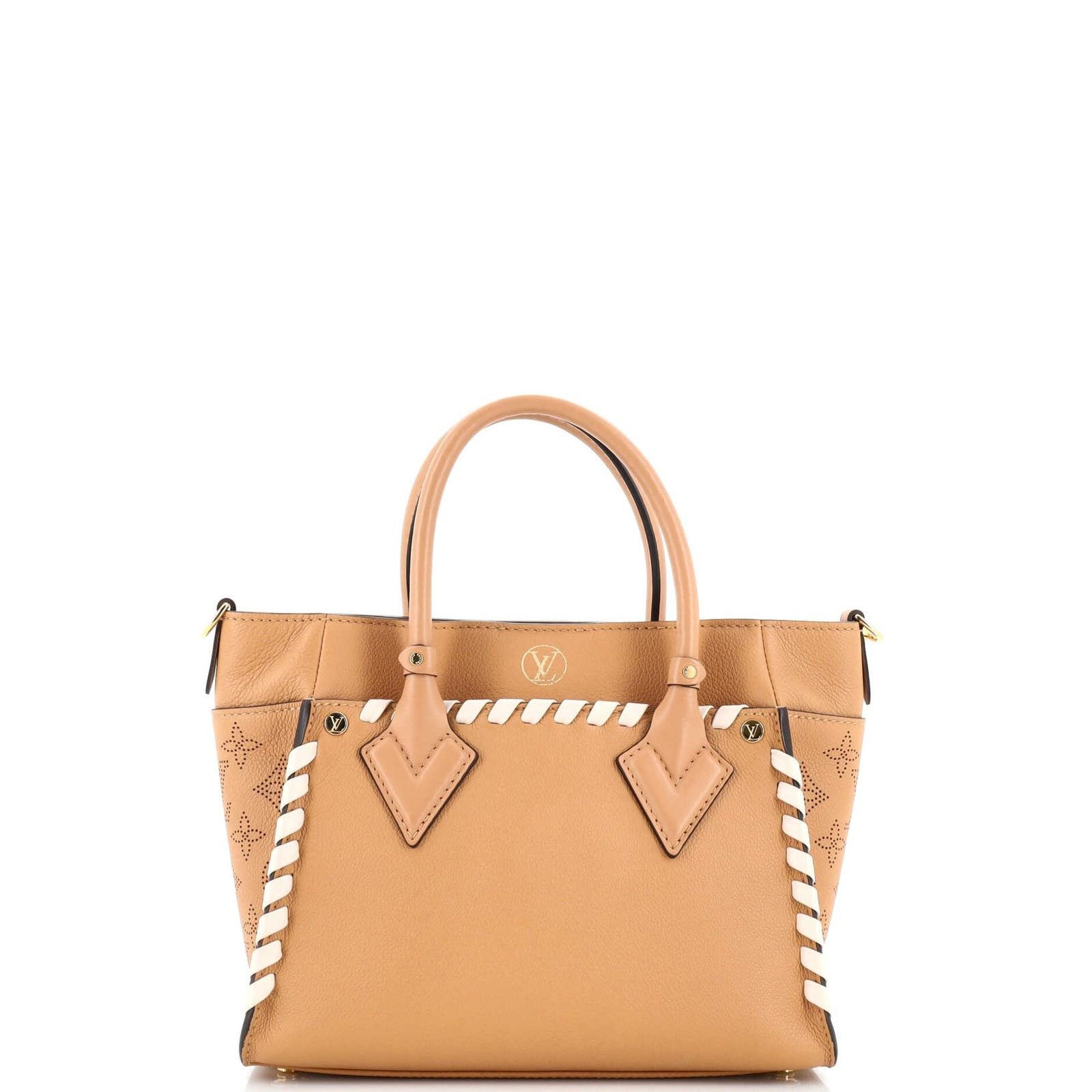 On My Side Tote Braided Mahina Leather PM