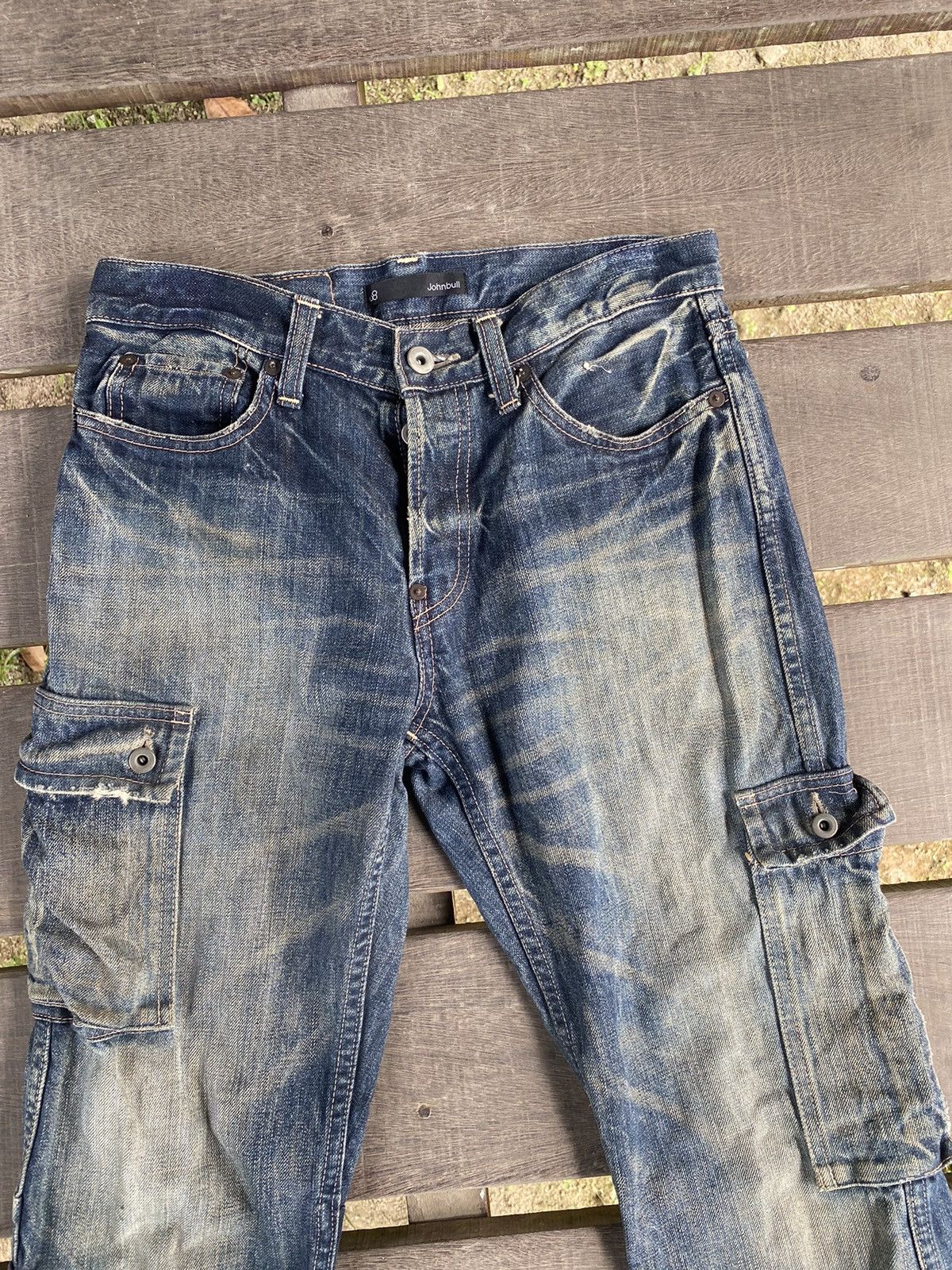 Johnbull 🔥 Japanese Brands 🔥 Vintage John Bull Denim (Distressed) Size US 30 / EU 46 - 6 Thumbnail
