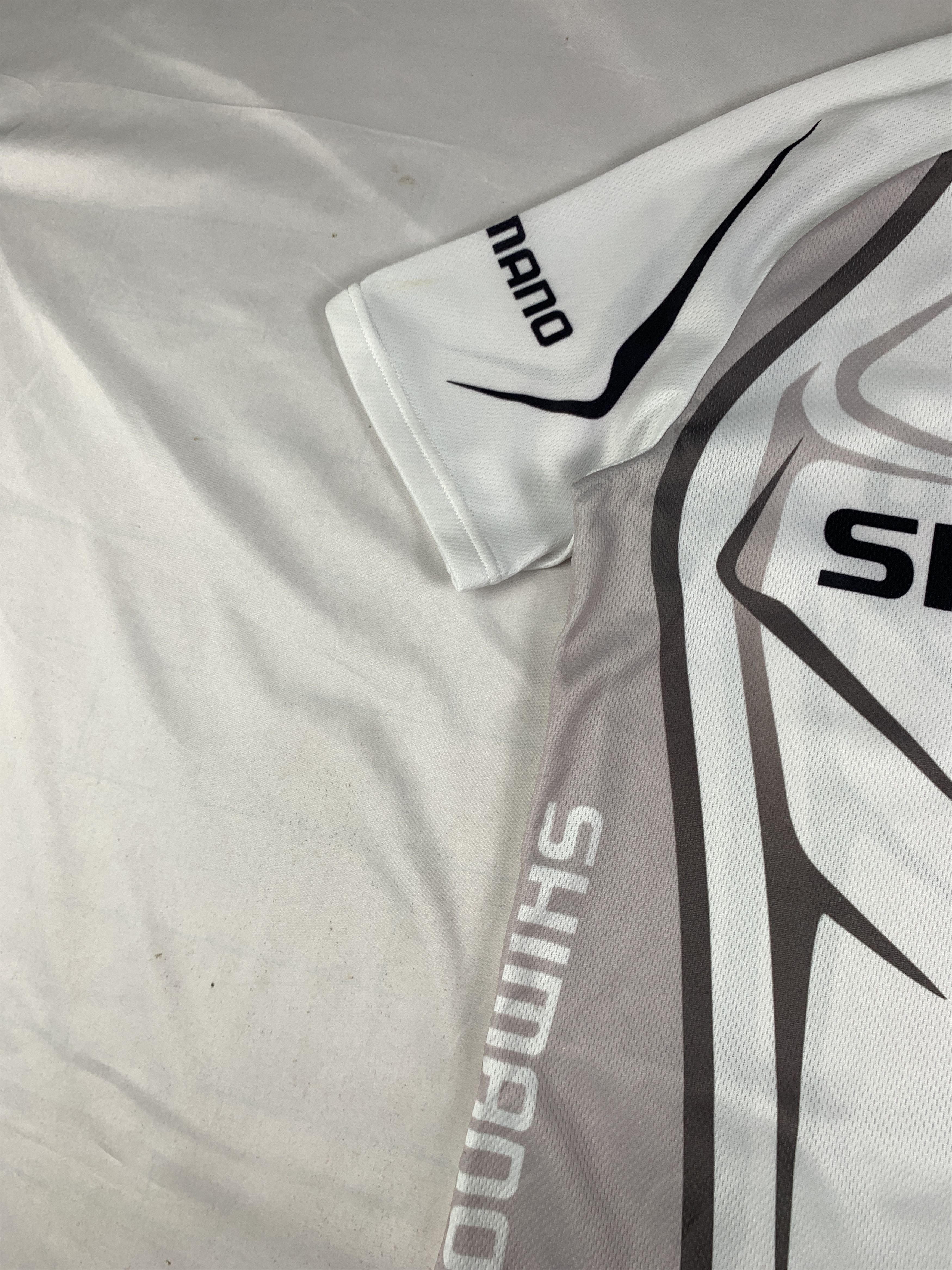 Japanese Brand Shimano White Tribal Cyclist Jersey (M) Size US M / EU 48-50 / 2 - 3 Thumbnail