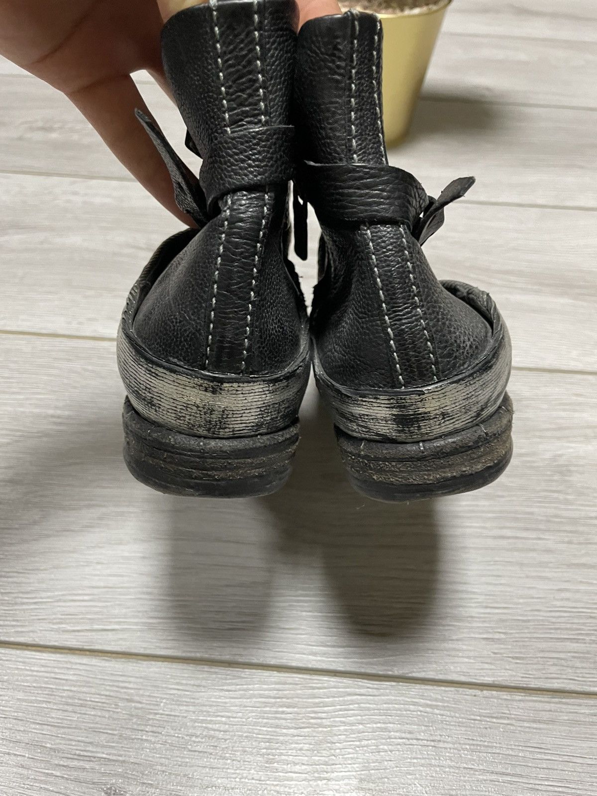 A.S.98 A.S.98 engineered leather high boots silver belts eb0 Size US 6 / IT 36 - 7 Thumbnail