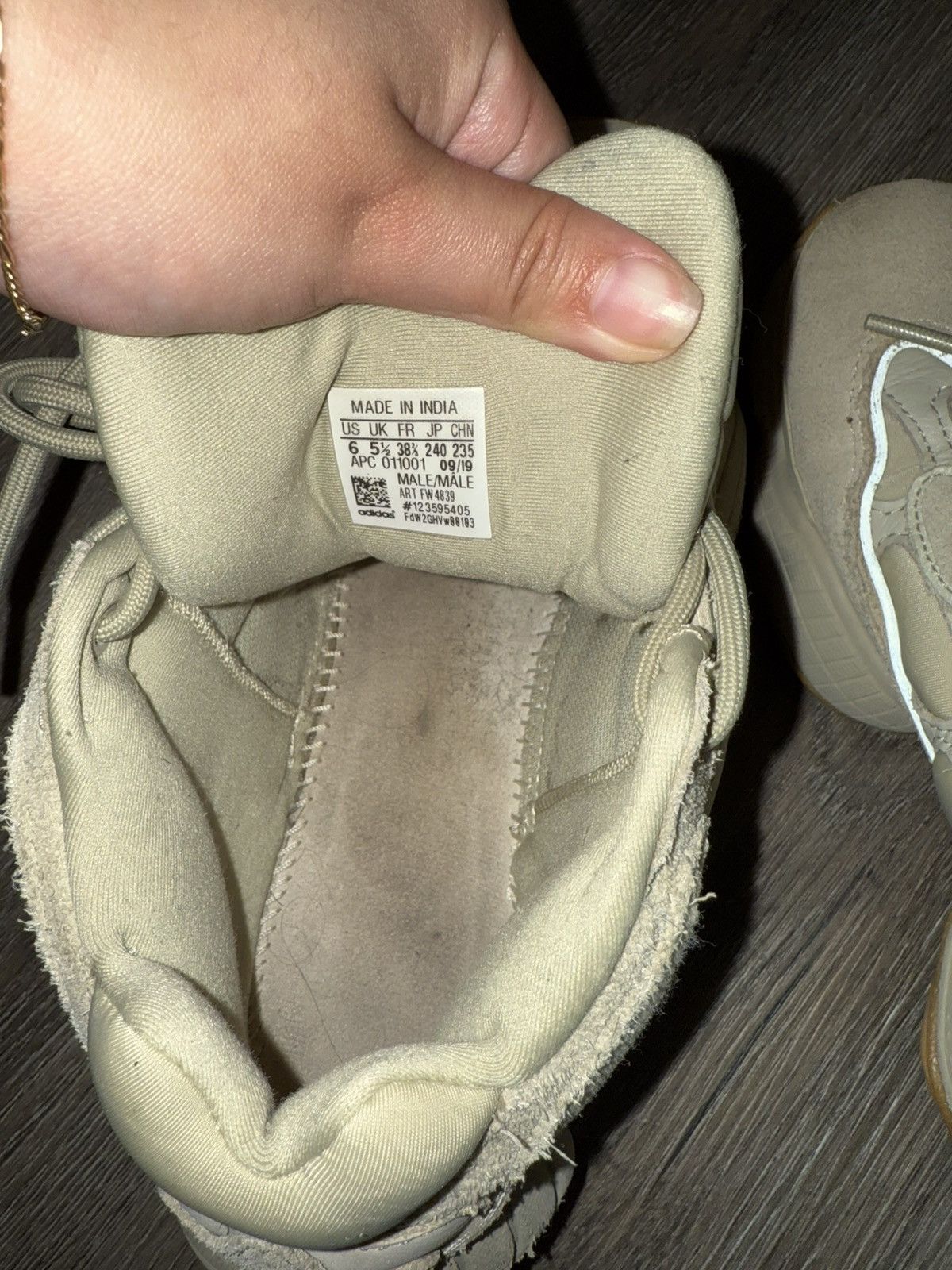 Yeezy Yeezy 500 - Stone Size 6 with Box Size US 6 / EU 39 - 7 Thumbnail